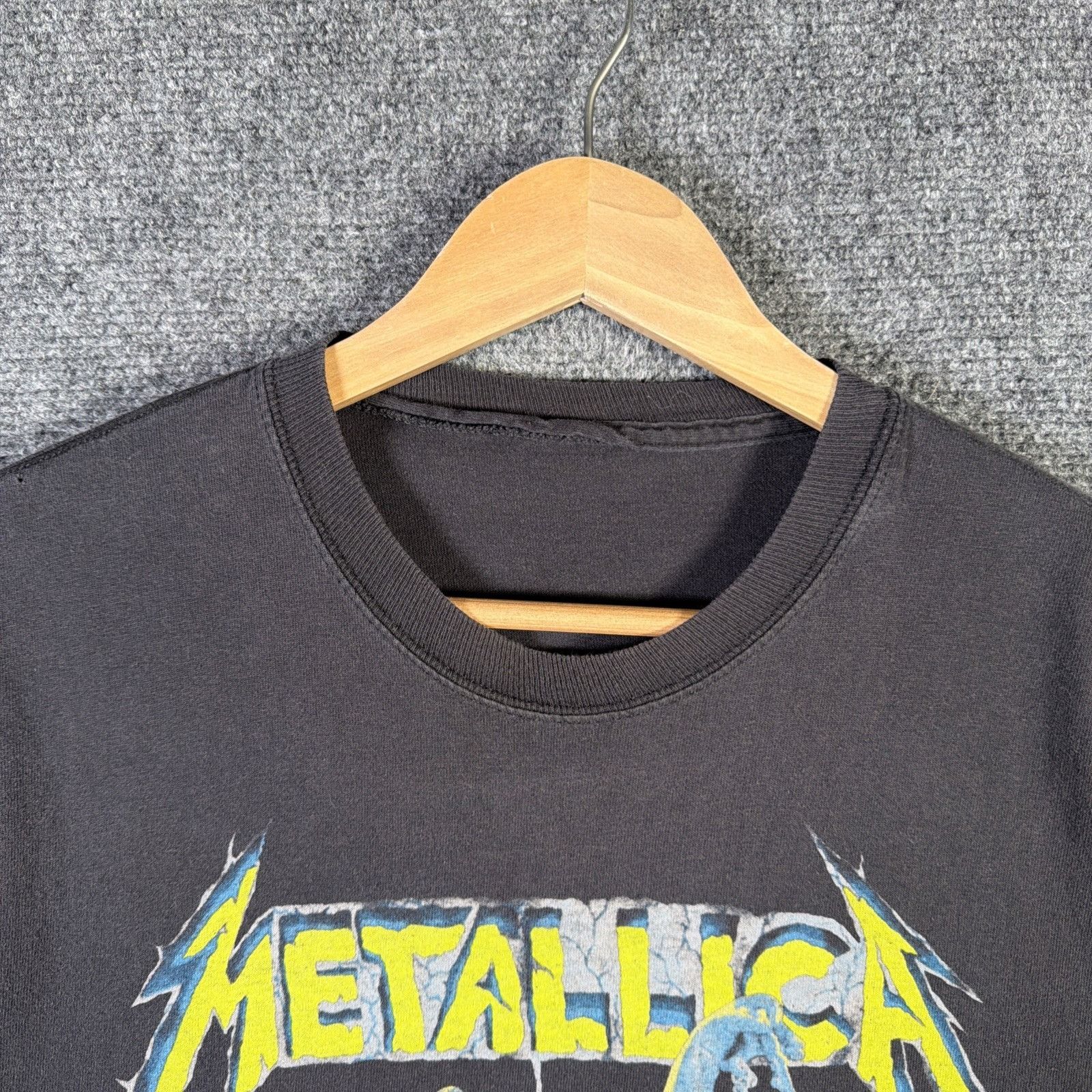 Band Tees Vintage Metallica Shirt Mens Large Black 90s Justice For All Size US L / EU 52-54 / 3 - 6 Thumbnail