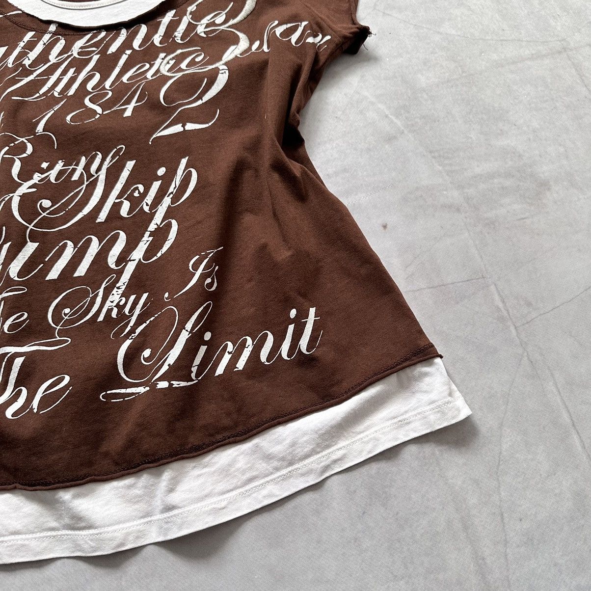 Hysteric Glamour × Undercover Japan Poem T Shirt Double Layered Cop Copine Style Size M / US 6-8 / IT 42-44 - 8 Thumbnail