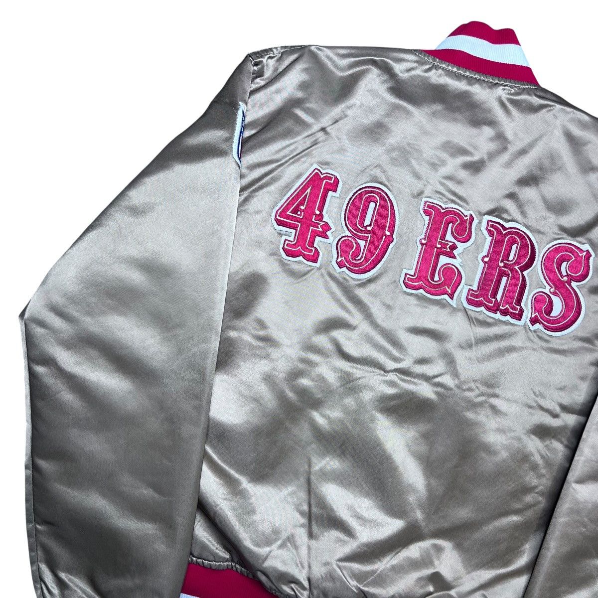 Starter 1990s NFL San Francisco 49ers Starter Spell Out Satin Jacket Size US M / EU 48-50 / 2 - 23 Thumbnail