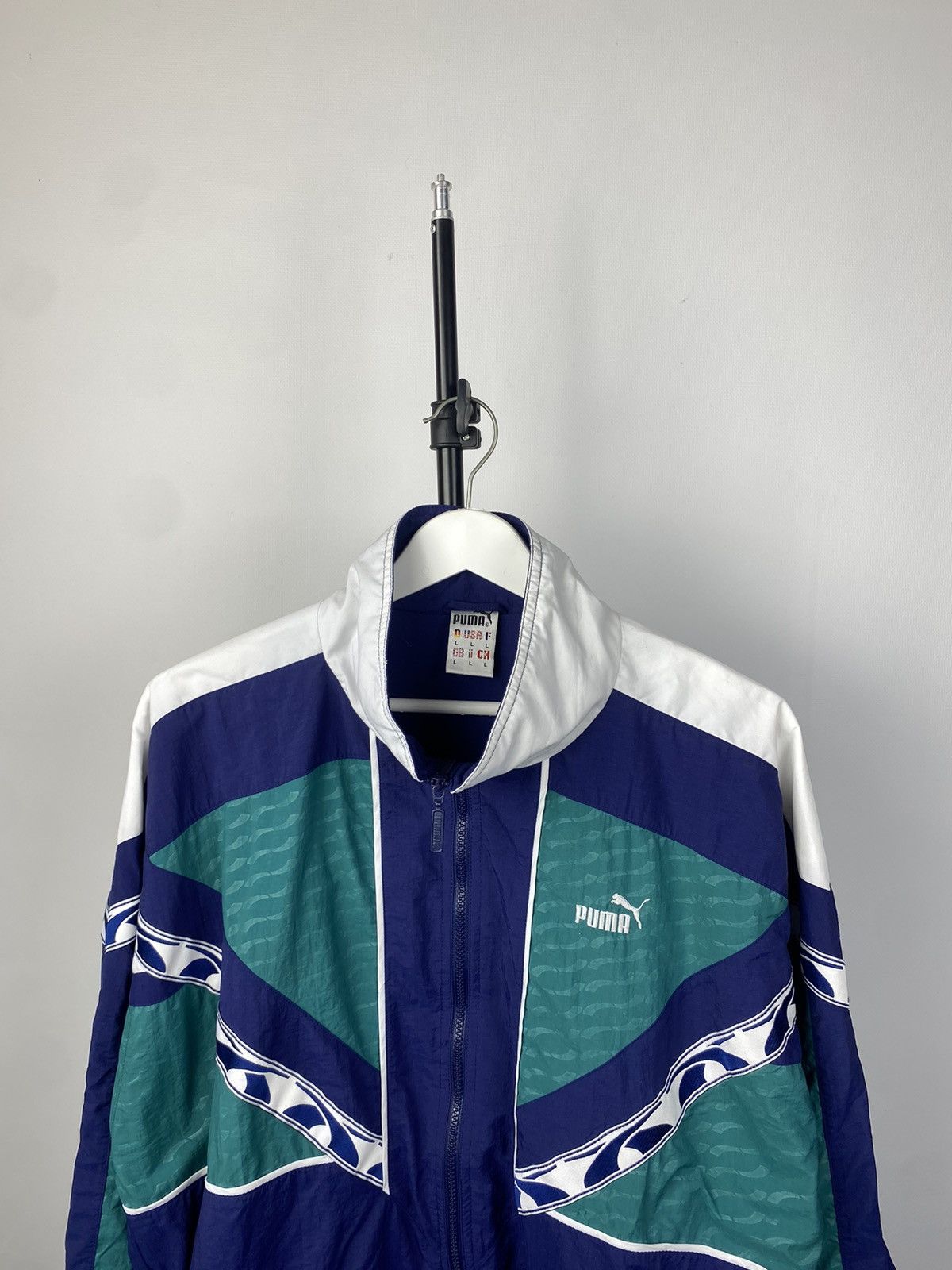 Puma × Vintage 1990’s Vintage Puma Tennis Wear Track Top Jacket Size US L / EU 52-54 / 3 - 2 Thumbnail