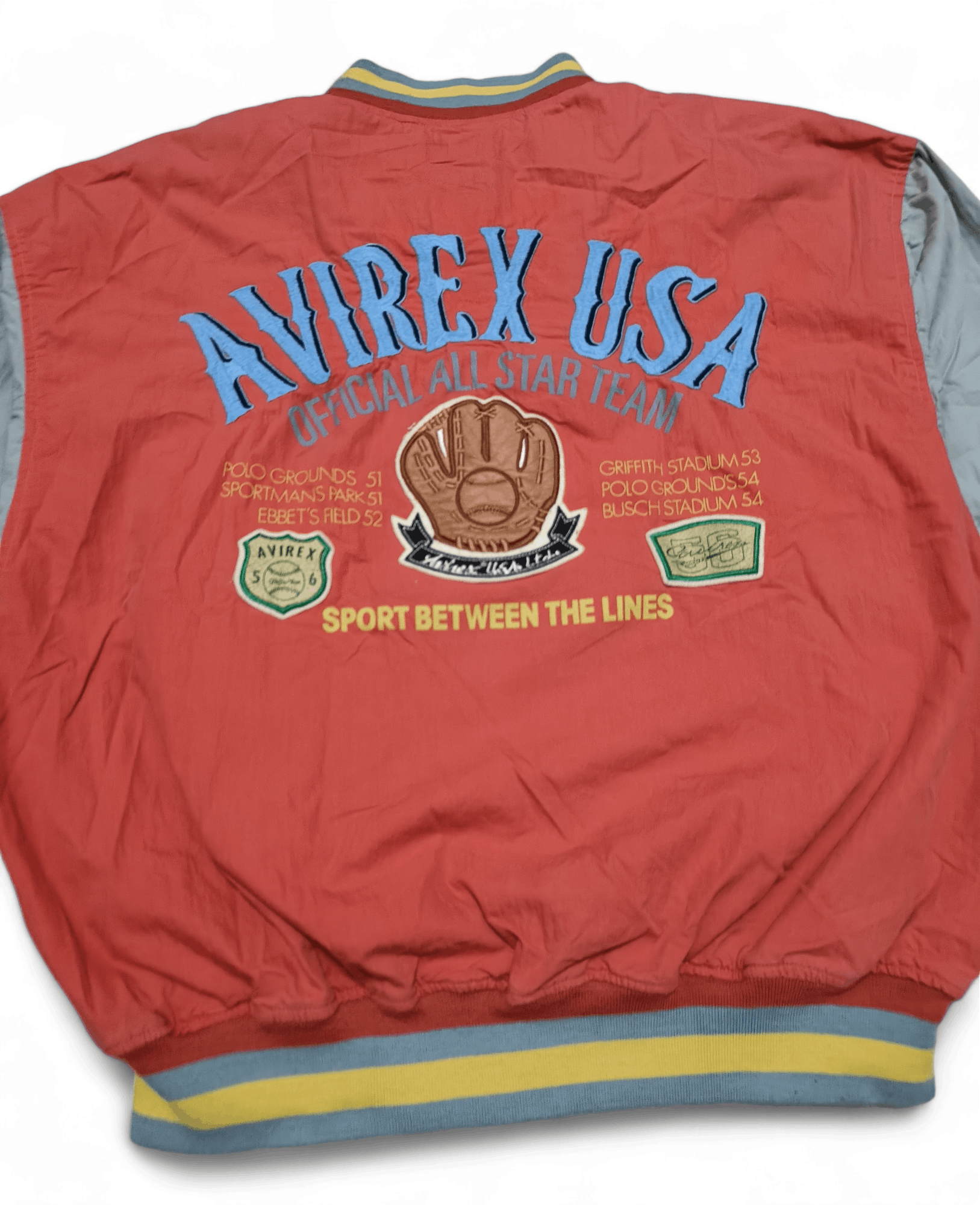 Avirex Vintage 90s Avirex USA Baseball Varsity Jacket Size US XL / EU 56 / 4 - 4 Thumbnail