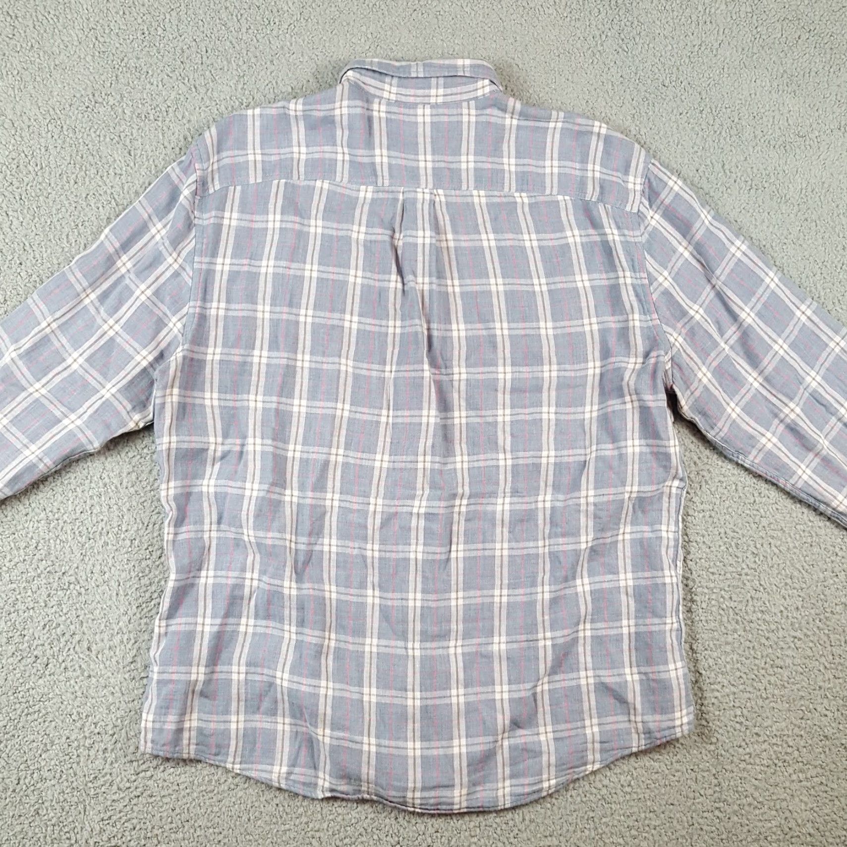 johnnie-O VINTAGE Johnnie-O Plaid Shirt Men Large Casual Flannel Cotton 90s Outdoor Workwear Size US L / EU 52-54 / 3 - 4 Thumbnail