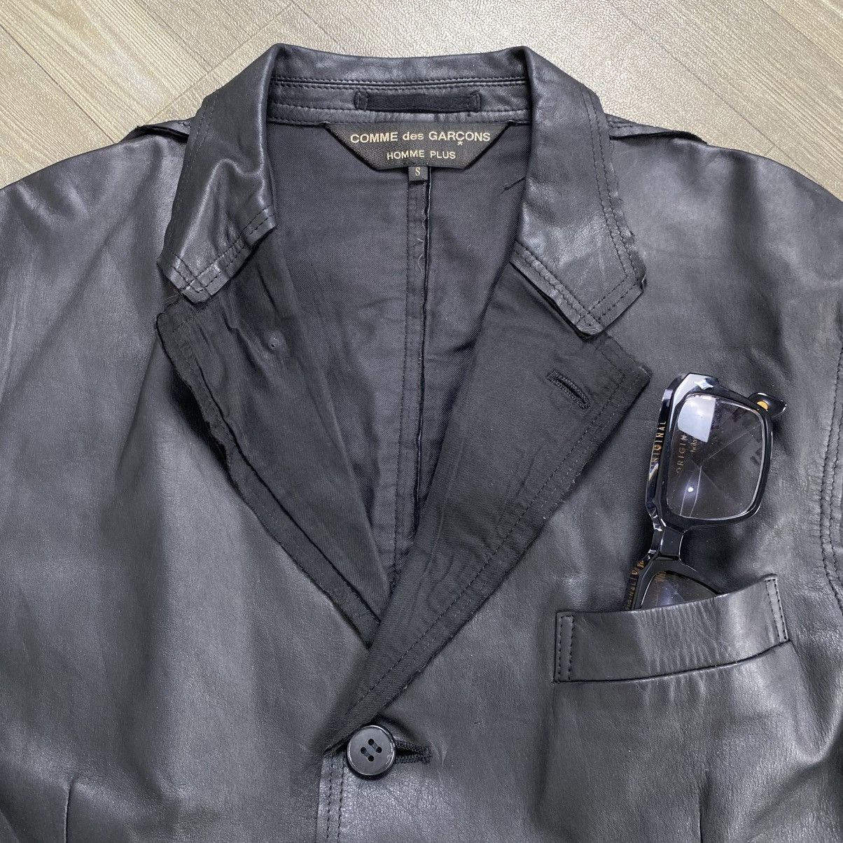 Comme des Garcons Homme Plus AW2001 Archive Comme des Garçons Homme Plus Leather Jacket Size US S / EU 44-46 / 1 - 6 Thumbnail