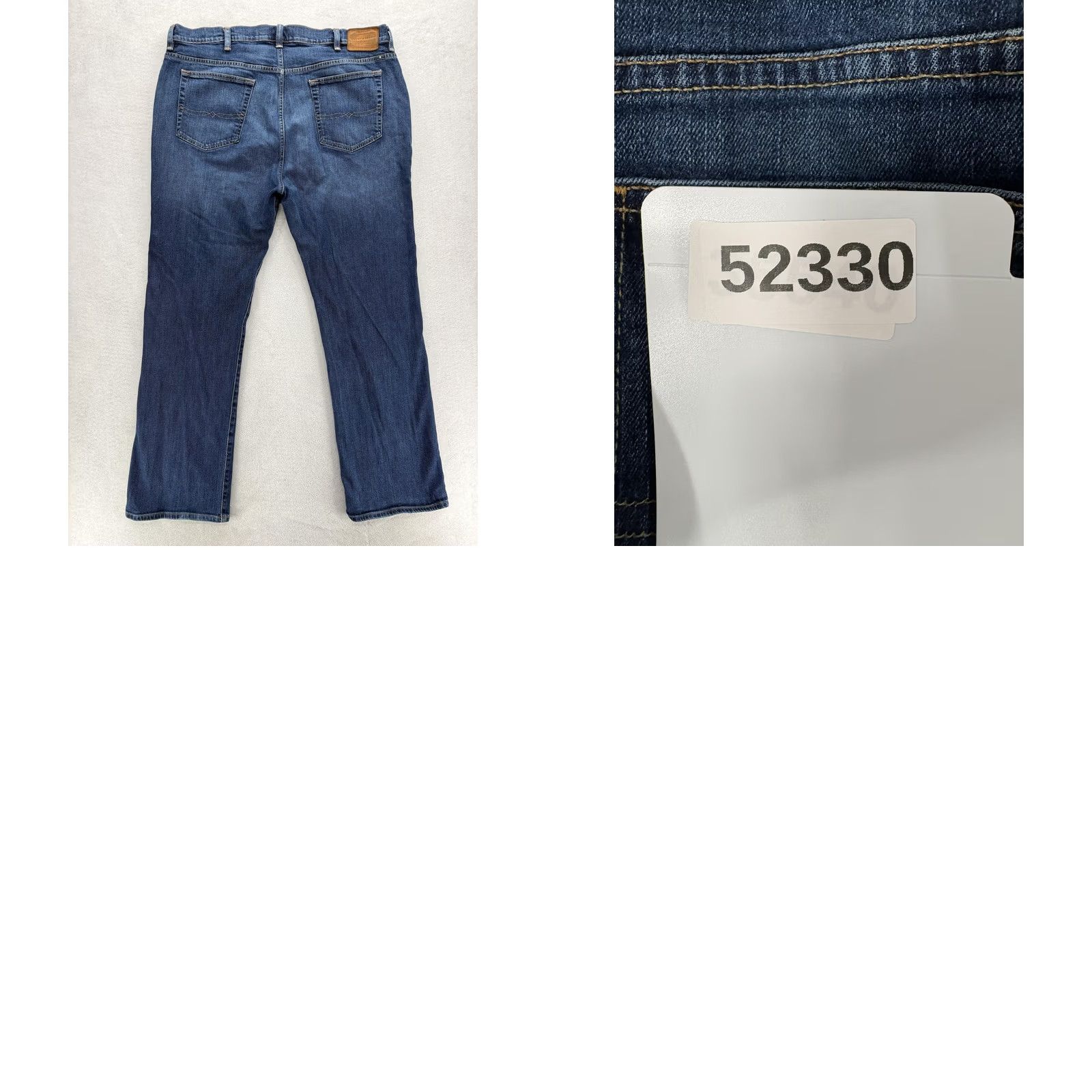 Lucky Brand Lucky Brand 181 Relaxed Straight Jeans Mens 44x34 Blue Medium Wash Stretch Denim Size US 44 / EU 60 - 9 Thumbnail