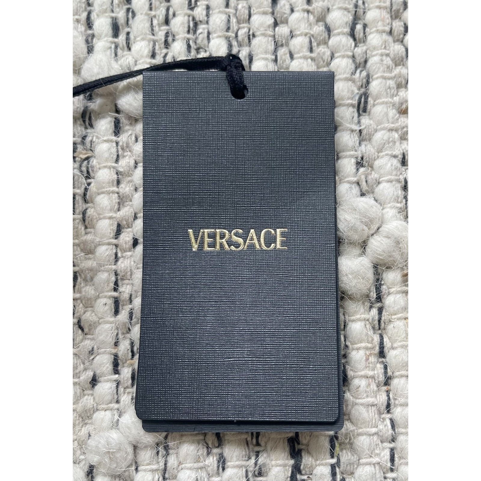 Versace $895 NWT Versace Black Medusa Logo Leather Belt 120(42) Size 42 - 6 Thumbnail