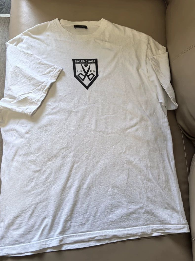 Balenciaga Balenciaga Scissors short sleeve 2505-Nextarrow Size US L / EU 52-54 / 3 - 1 Thumbnail