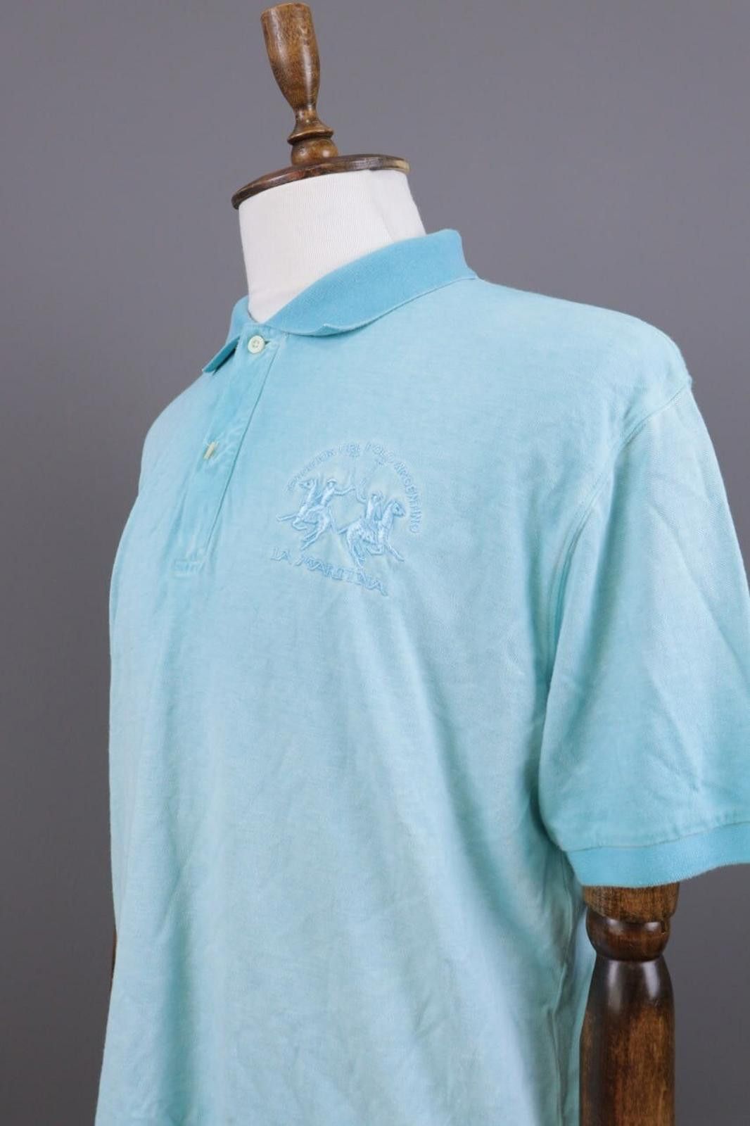 La Martina La Martina Buenos Aires Blue Summer Polo Shirt Size XXL Size US XXL / EU 58 / 5 - 9 Thumbnail