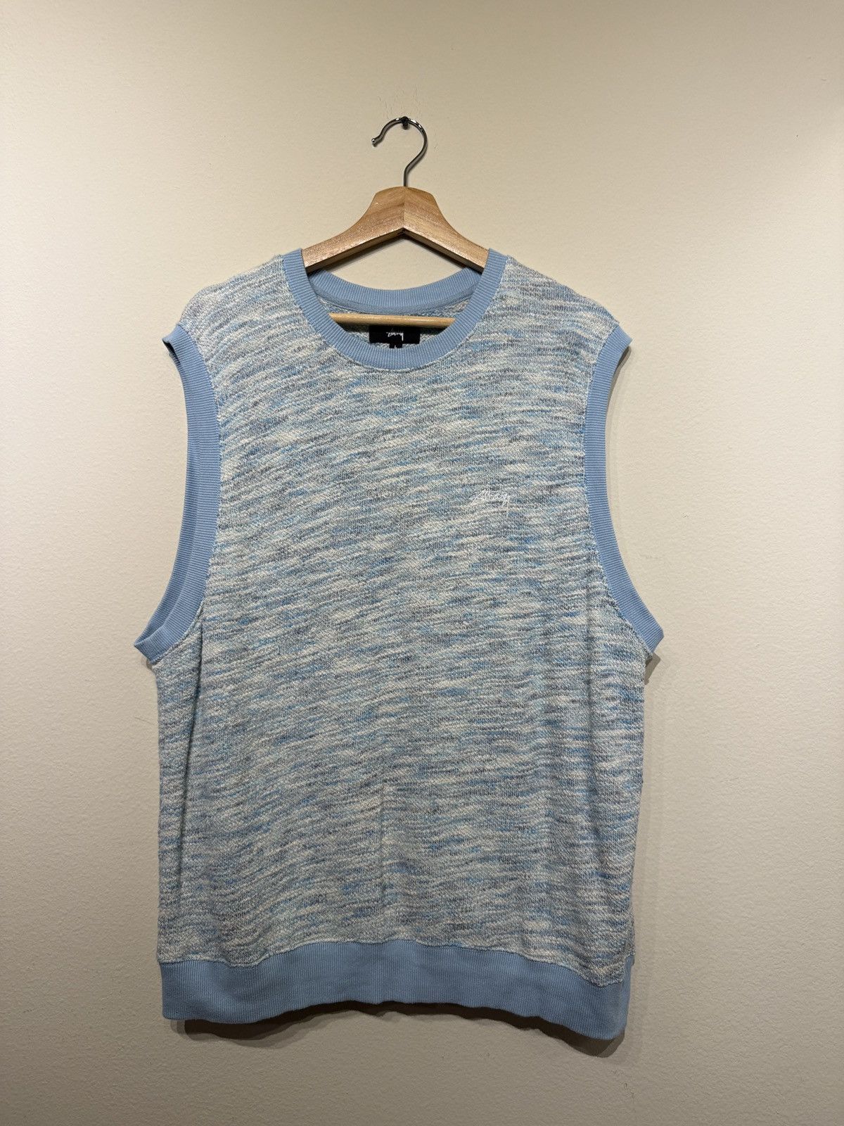 Stussy stussy marled knit sweater vest Size US L / EU 52-54 / 3 - 1 Thumbnail