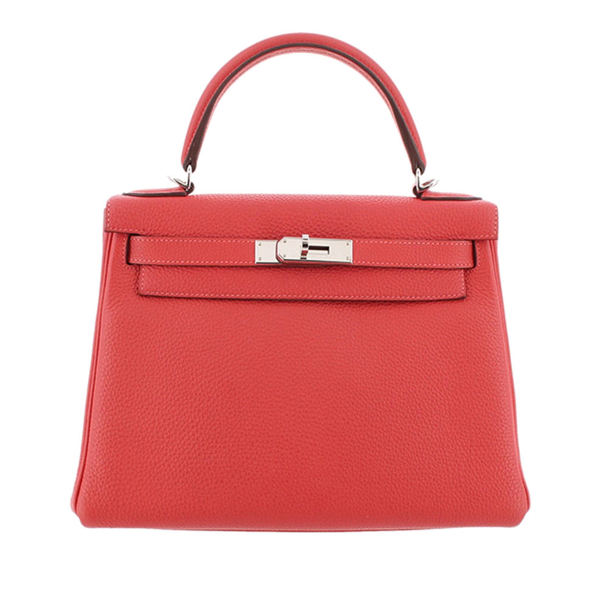 image of Hermes Hermes Handbags Kelly 28 in Red, Women's