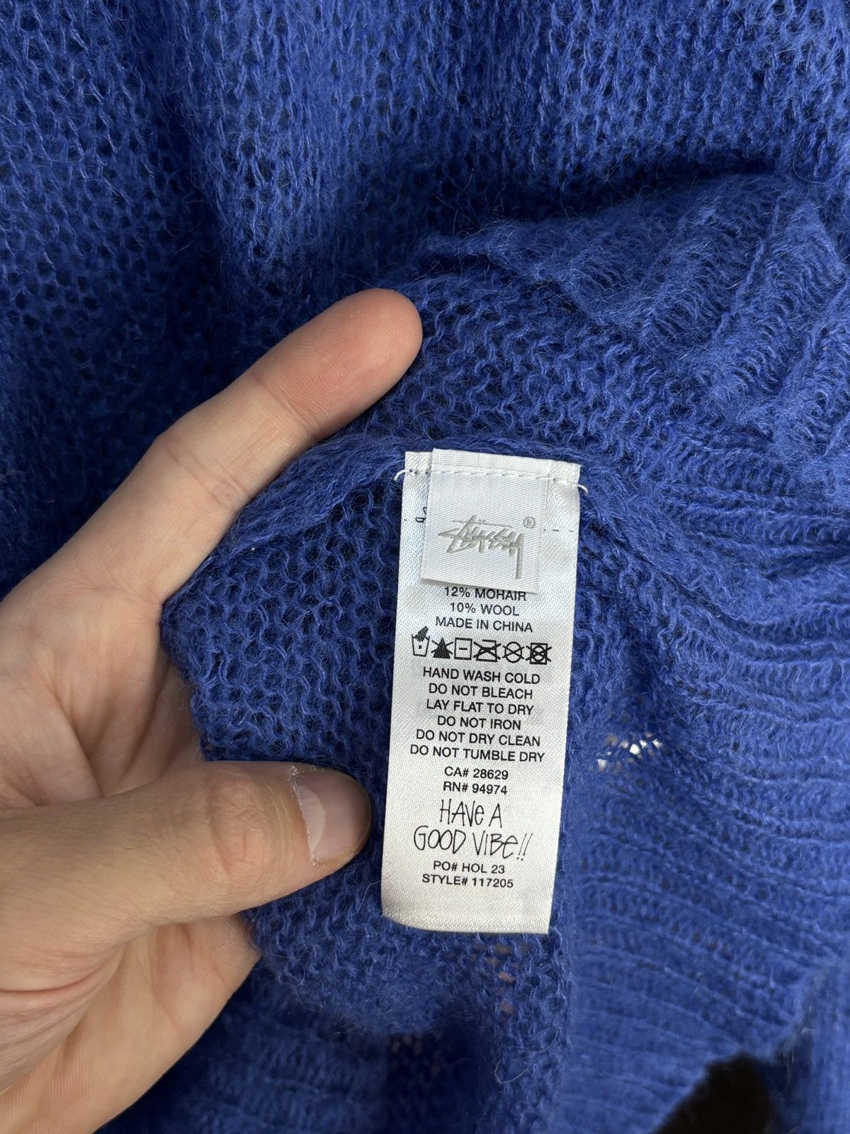 Stussy Stussy Loose Knit Avant Garde Sweater Vintage Mohair Blend Size US XL / EU 56 / 4 - 8 Thumbnail