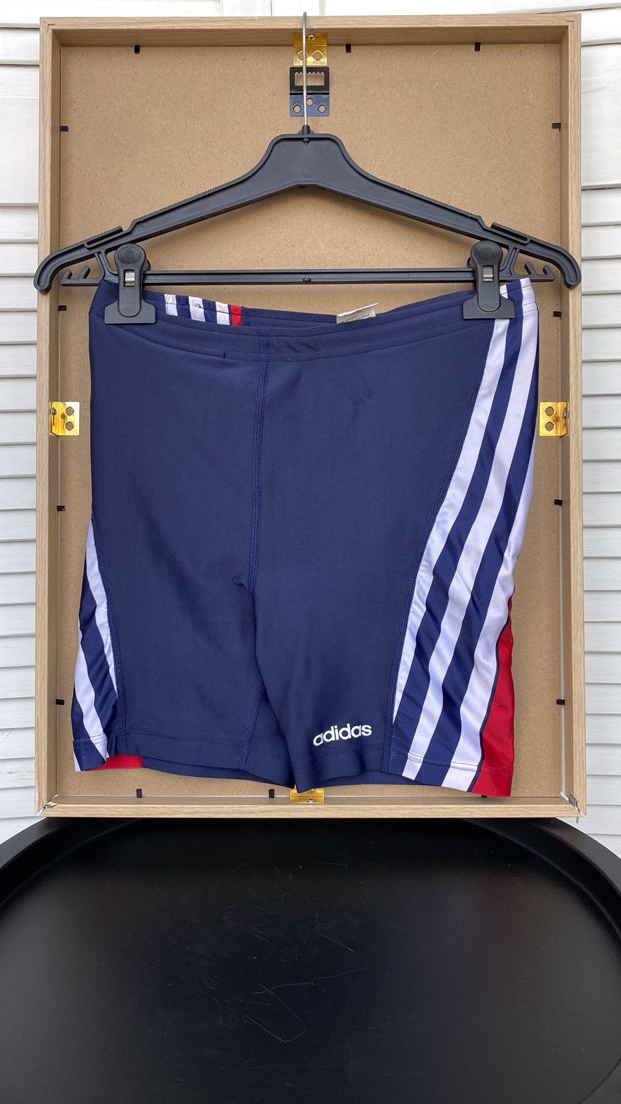 Adidas Vintage Vintage Adidas 90s Running Gum Shiny Tight Striped Shorts Grailed