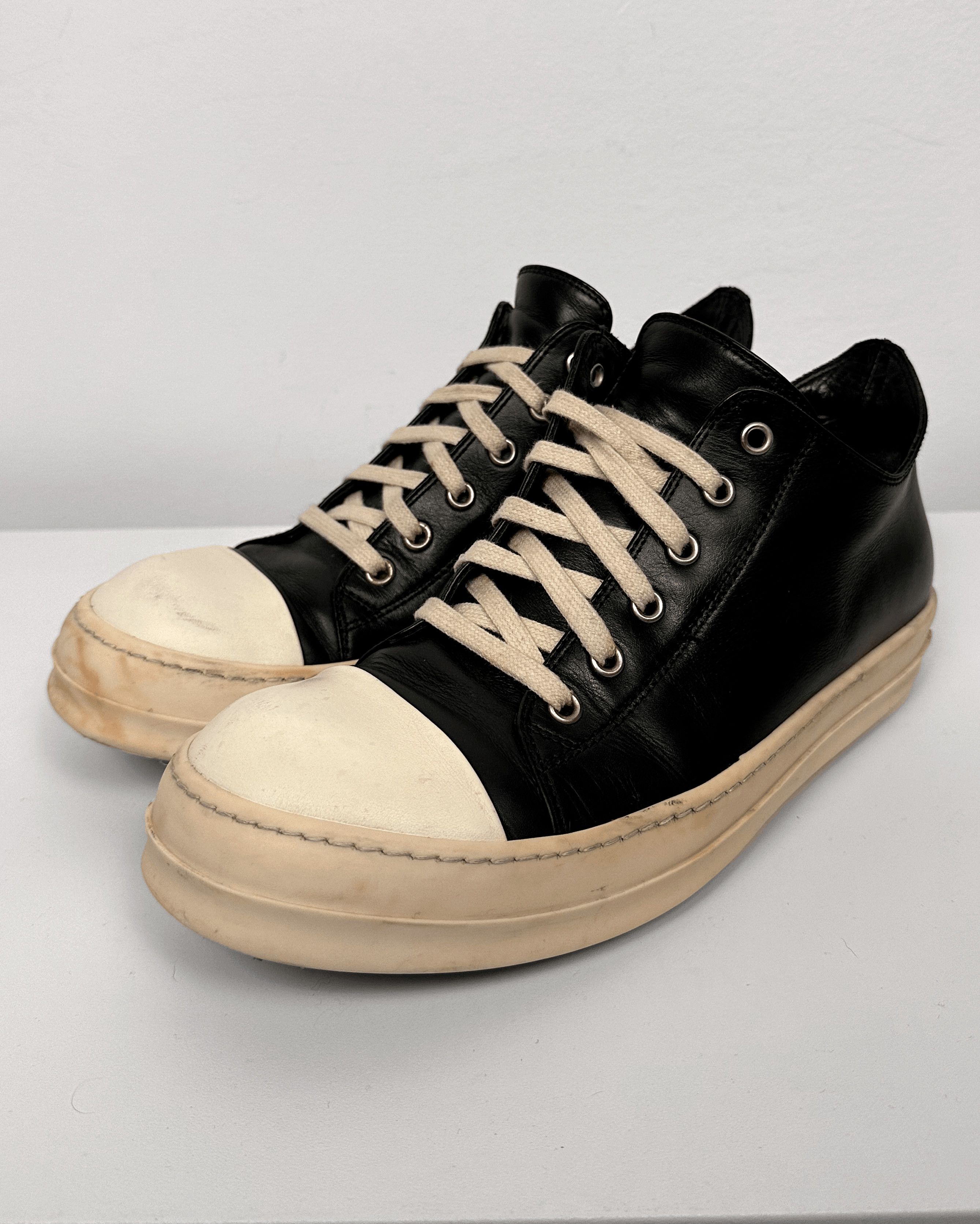 Rick Owens Rick Owens Black Leather Low Ramones Size US 9 / EU 42 - 6 Thumbnail