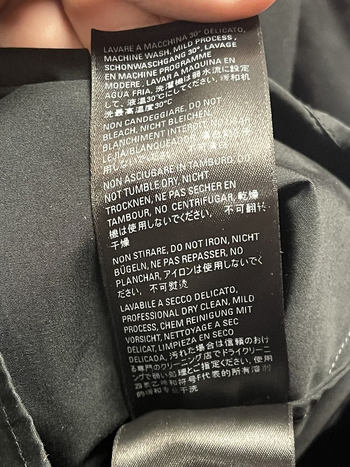 Balenciaga Size M/39EU - Balenciaga Men’s Dress Shirt Black Logo Collar Size US M / EU 48-50 / 2 - 9 Thumbnail