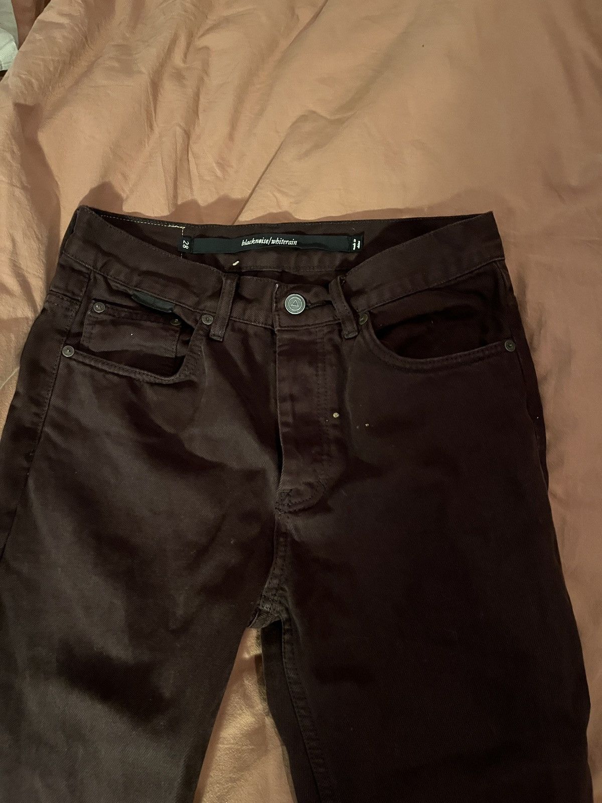 Black Noise White Rain Black noise/white rain slim fit jeans Size US 28 / EU 44 - 3 Thumbnail