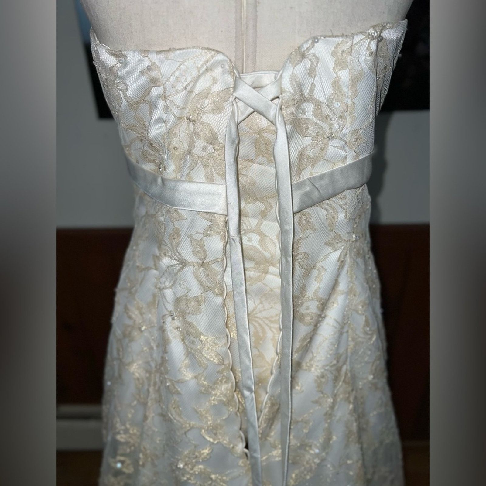 Other Vintage 90s Maggie Sottero Empire Waist Wedding Gown! Size XL / US 12-14 / IT 48-50 - 7 Thumbnail