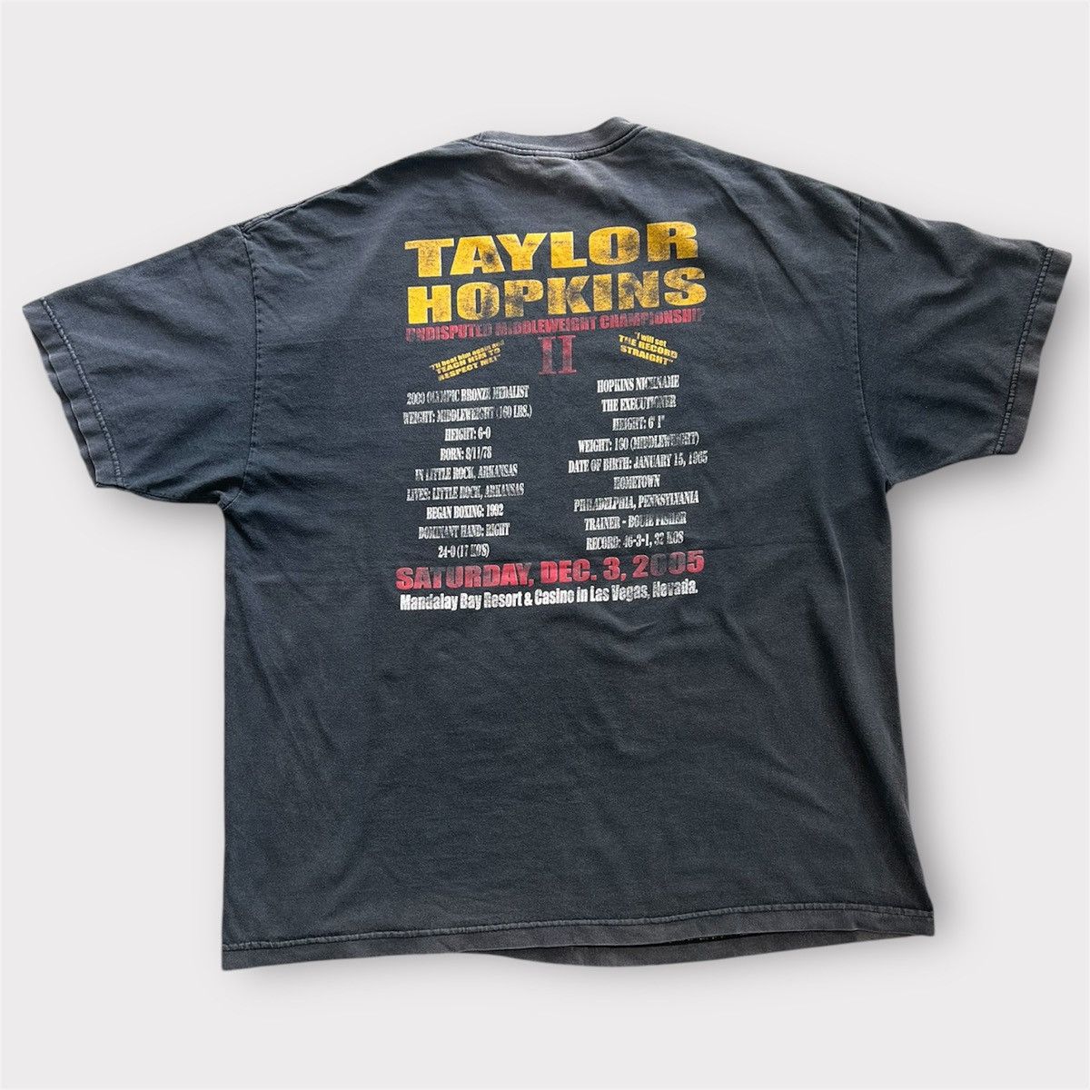 Rap Tees Vintage Rare Taylor vs Hopkins Rap Tee Boxing WBC XXL Size US XXL / EU 58 / 5 - 2 Thumbnail