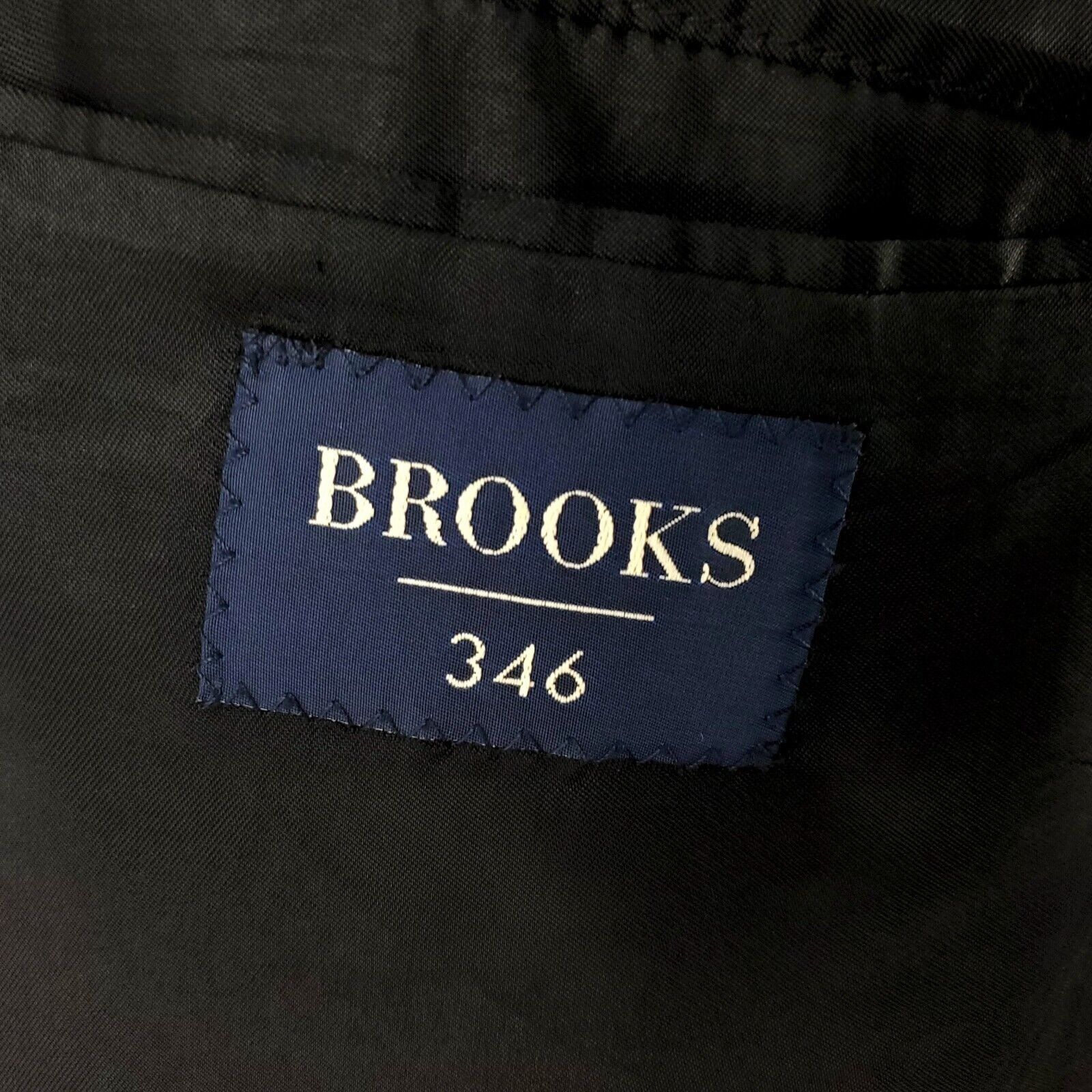 Brooks Brothers Brooks Brothers 346 Wool 3 Button Blazer 42R Black Suit Jack Size 42R - 7 Thumbnail