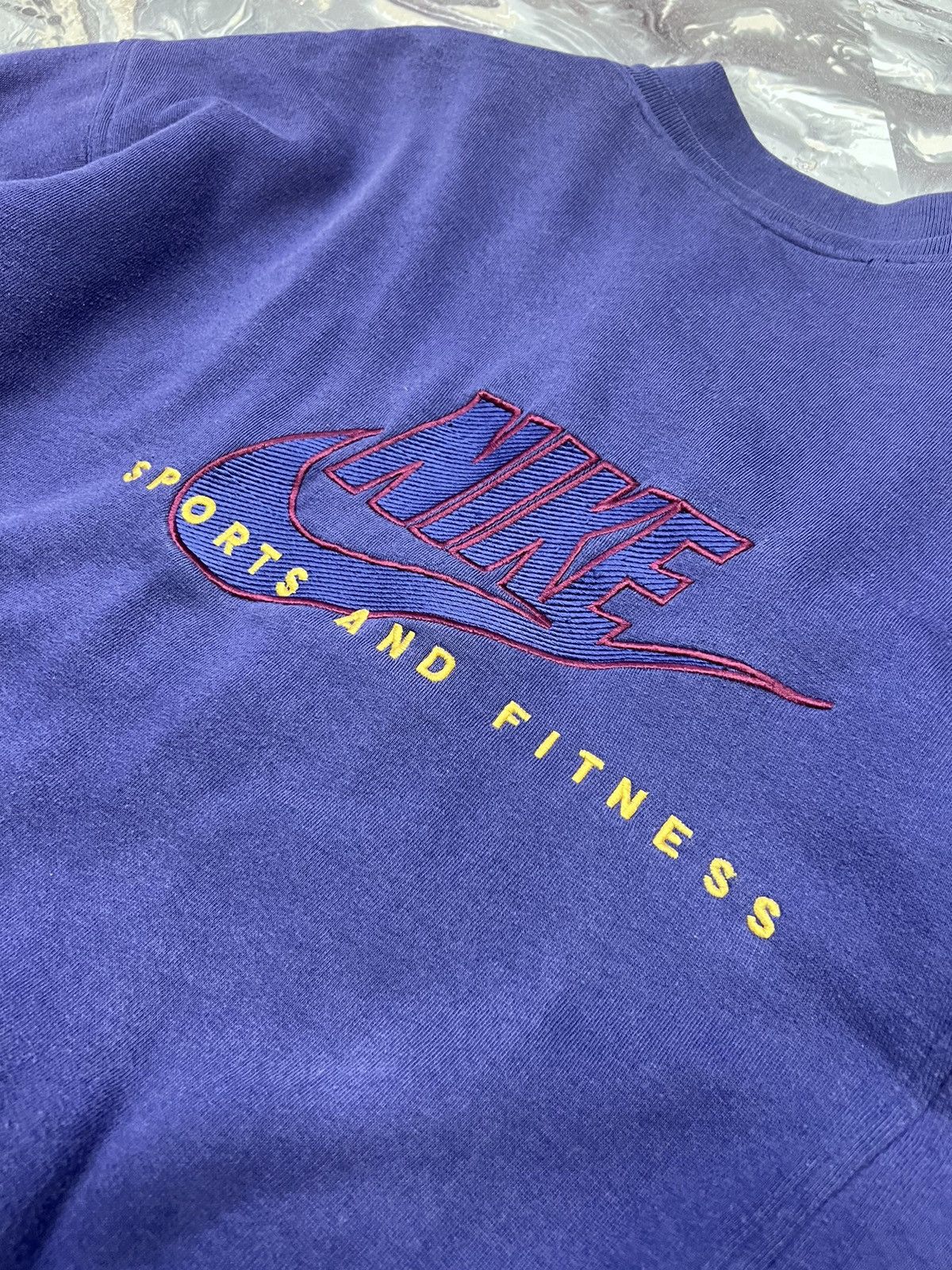 Nike RARE VINTAGE 80s NIKE FITNESS LOGO VARSITY JACKET Size US M / EU 48-50 / 2 - 3 Thumbnail