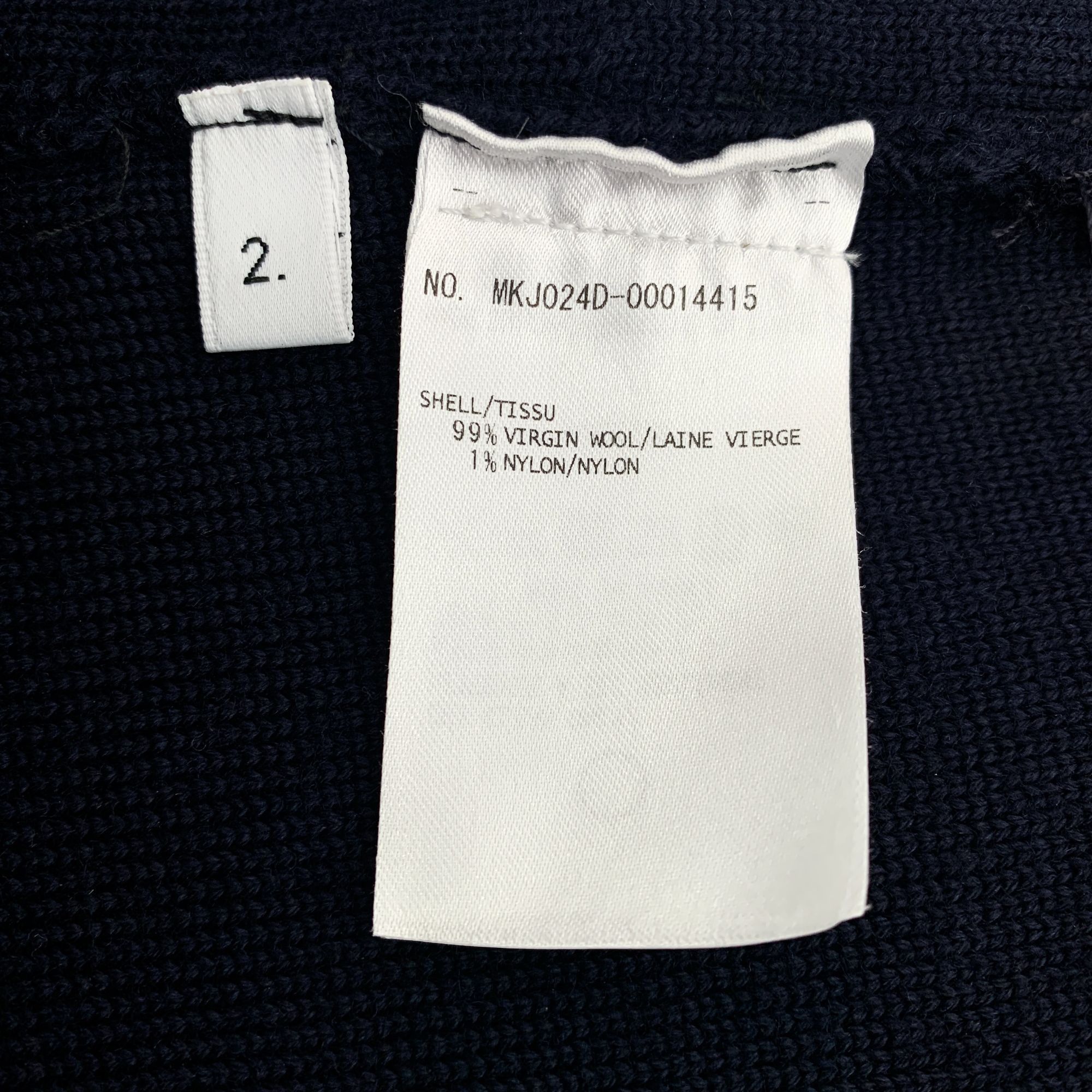 Thom Browne Thom Browne Navy Wool Blazer With Striped Arm & Gold Anchor Size XS / US 0-2 / IT 36-38 - 6 Thumbnail