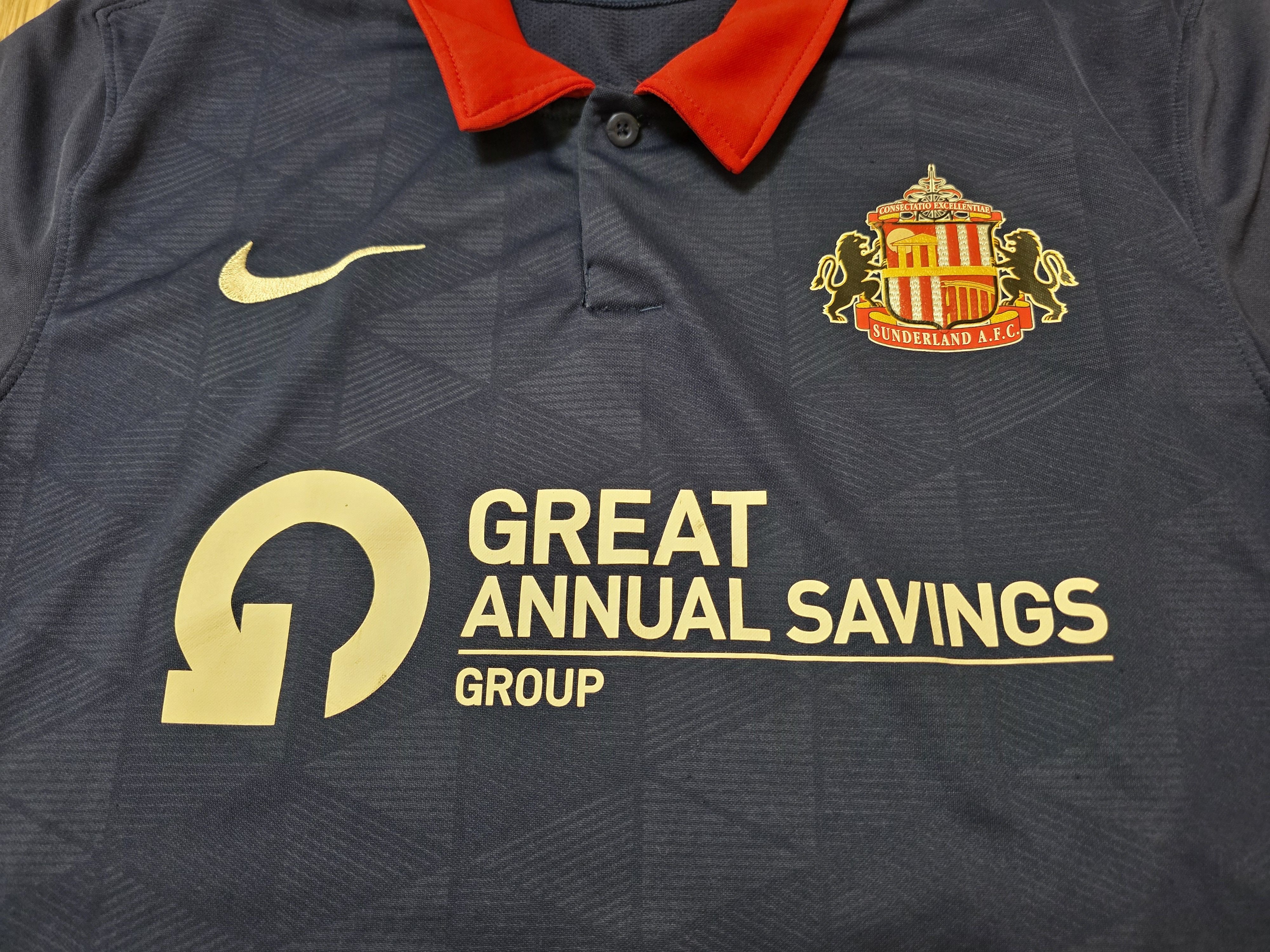Nike SUNDERLAND 2020 2021 AWAY FOOTBALL SHIRT SOCCER JERSEY Size US M / EU 48-50 / 2 - 3 Thumbnail