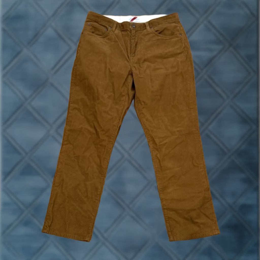 Vintage Best Made Co. Corduroy Pants Mens 33x30 Brown Straight Leg Chino Preppy Size US 33 - 1 Thumbnail