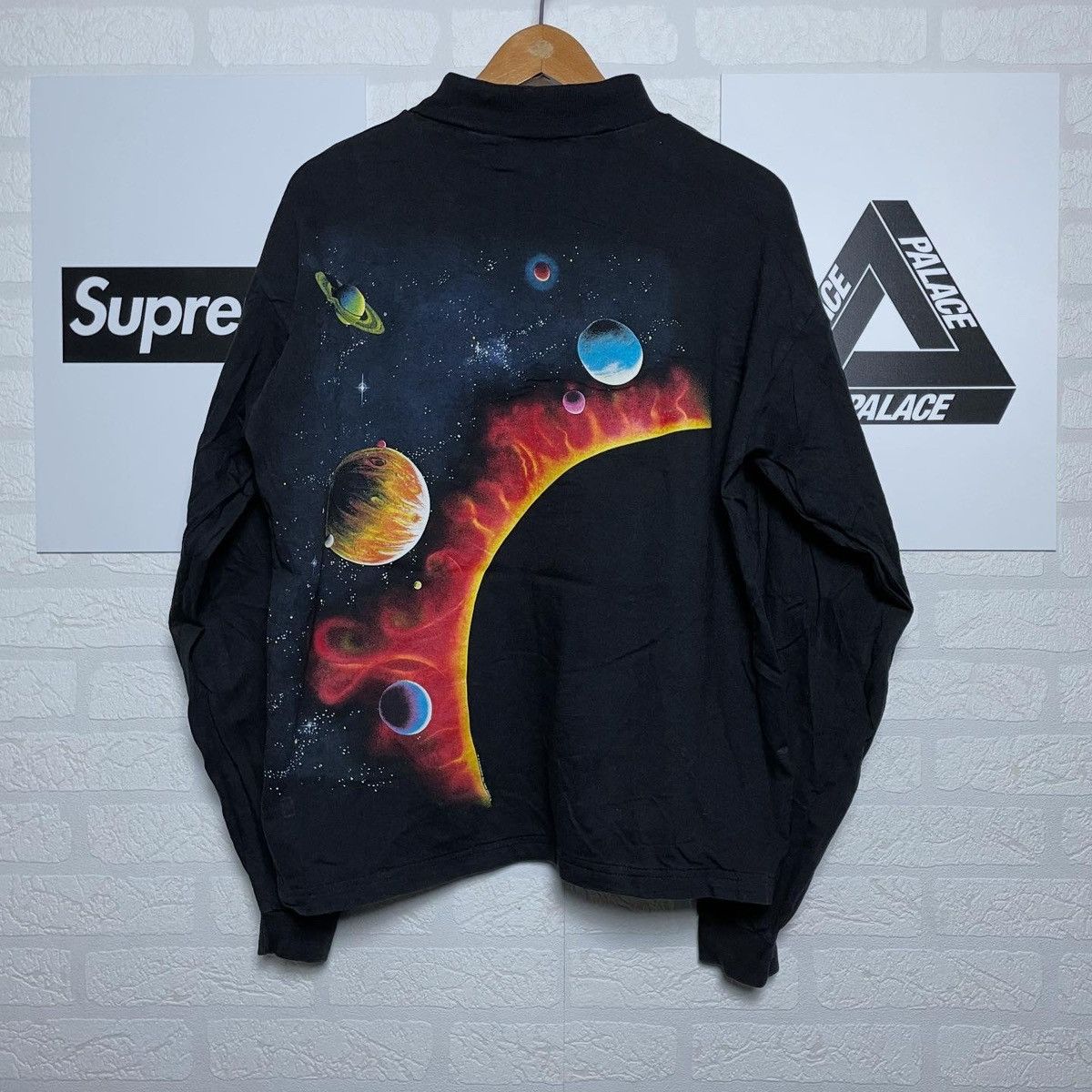 Other Solar System 1990 vintage overprinted tee long sleeve rare Size US L / EU 52-54 / 3 - 2 Thumbnail