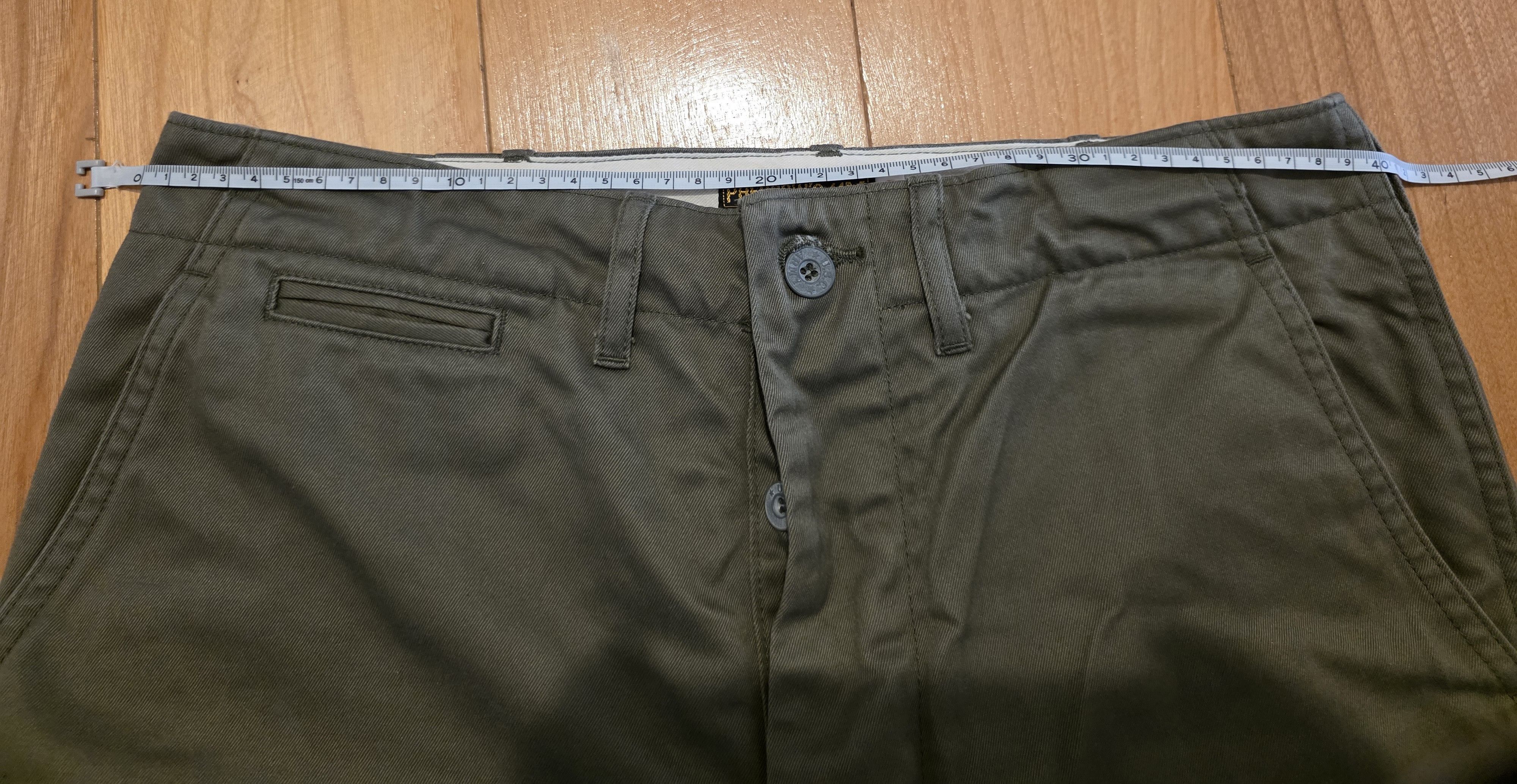 Japanese Brand Pherrows 41-M Chino Army Trousers - Size 31 Size US 31 - 4 Thumbnail