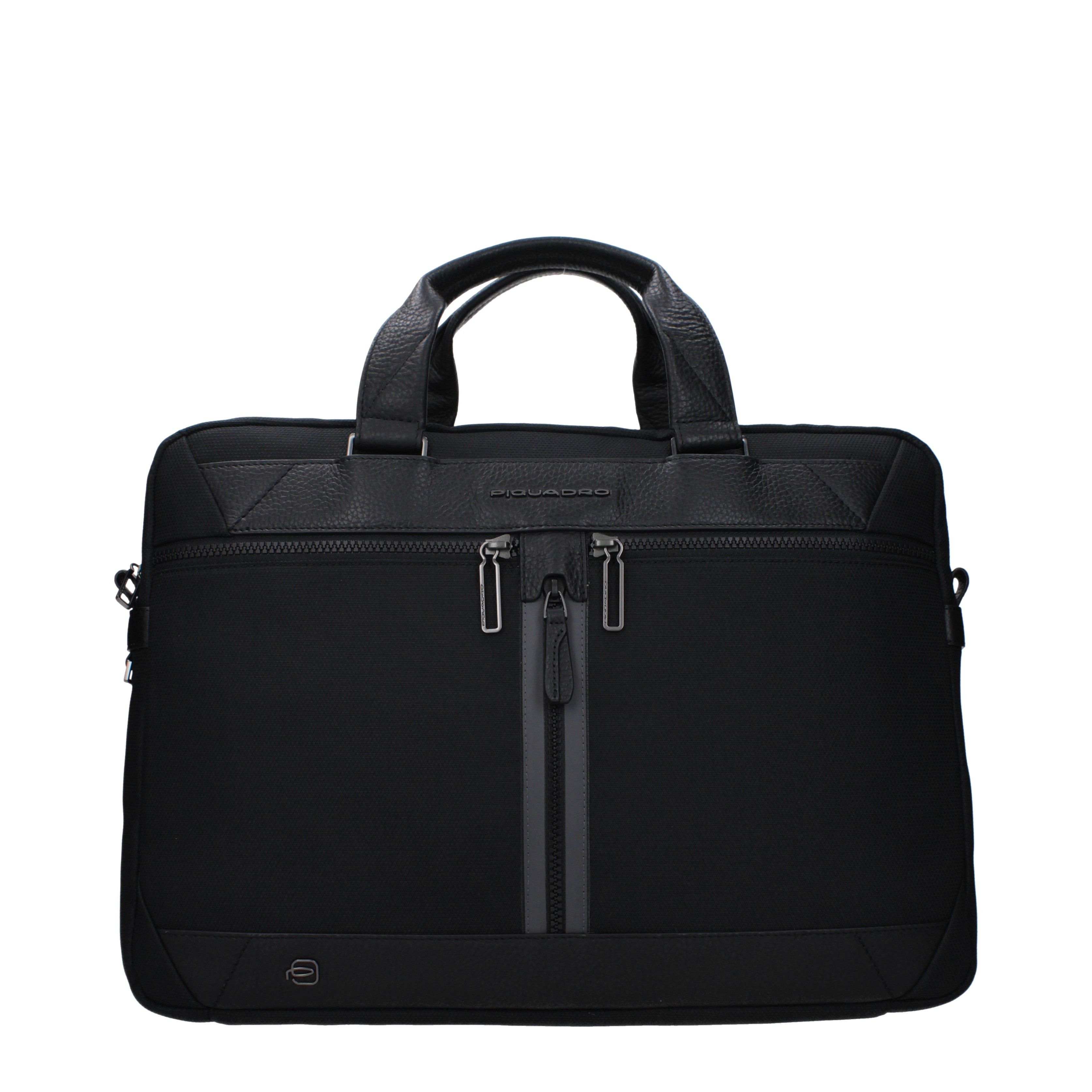 Piquadro Piquadro Work Bags Men Recycled Nylon Black Size ONE SIZE - 1 Thumbnail