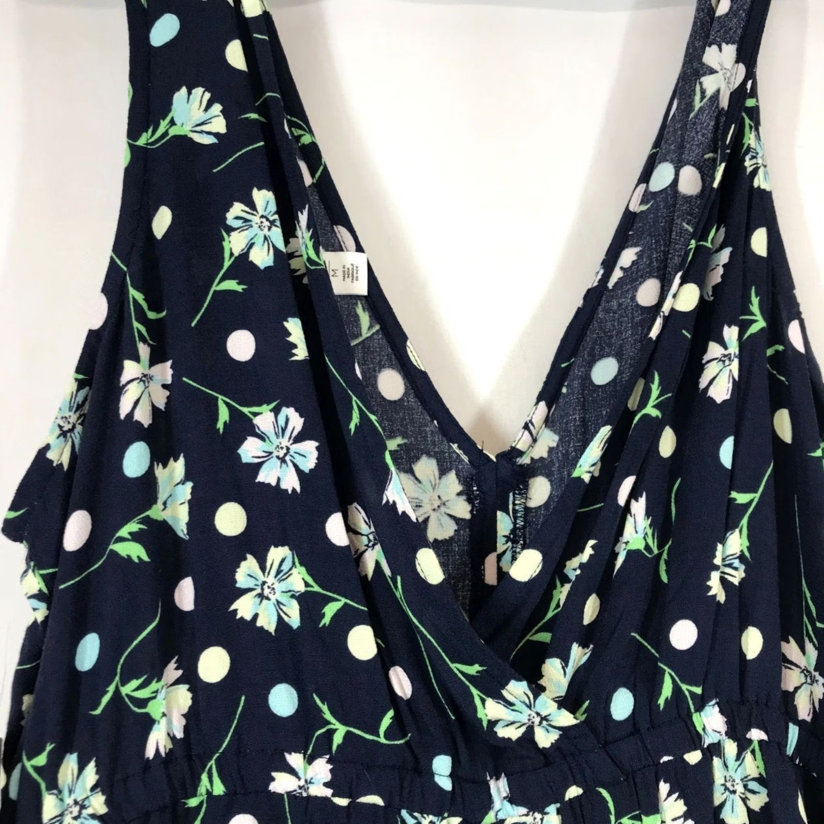 Vintage BP Women's Romper One-Piece Navy Blazer Sophie Floral M Size 32" / US 10 / IT 46 - 3 Thumbnail