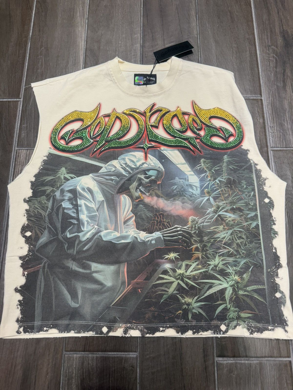 Godspeed Godspeed 420 Indoor VVS Sleeveless Tee Bone Size US XXL / EU 58 / 5 - 1 Thumbnail