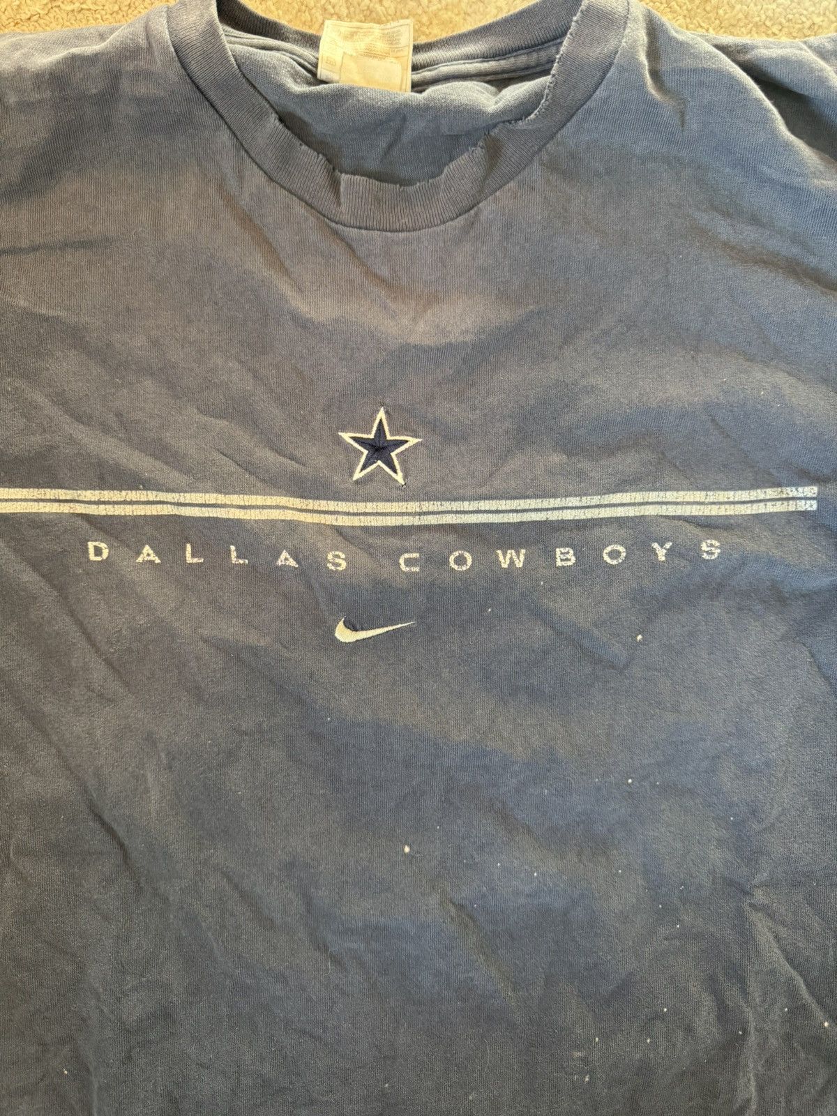 Nike Vintage NFL Dallas Cowboys Nike Center Swoosh Tee Size US XXL / EU 58 / 5 - 2 Thumbnail
