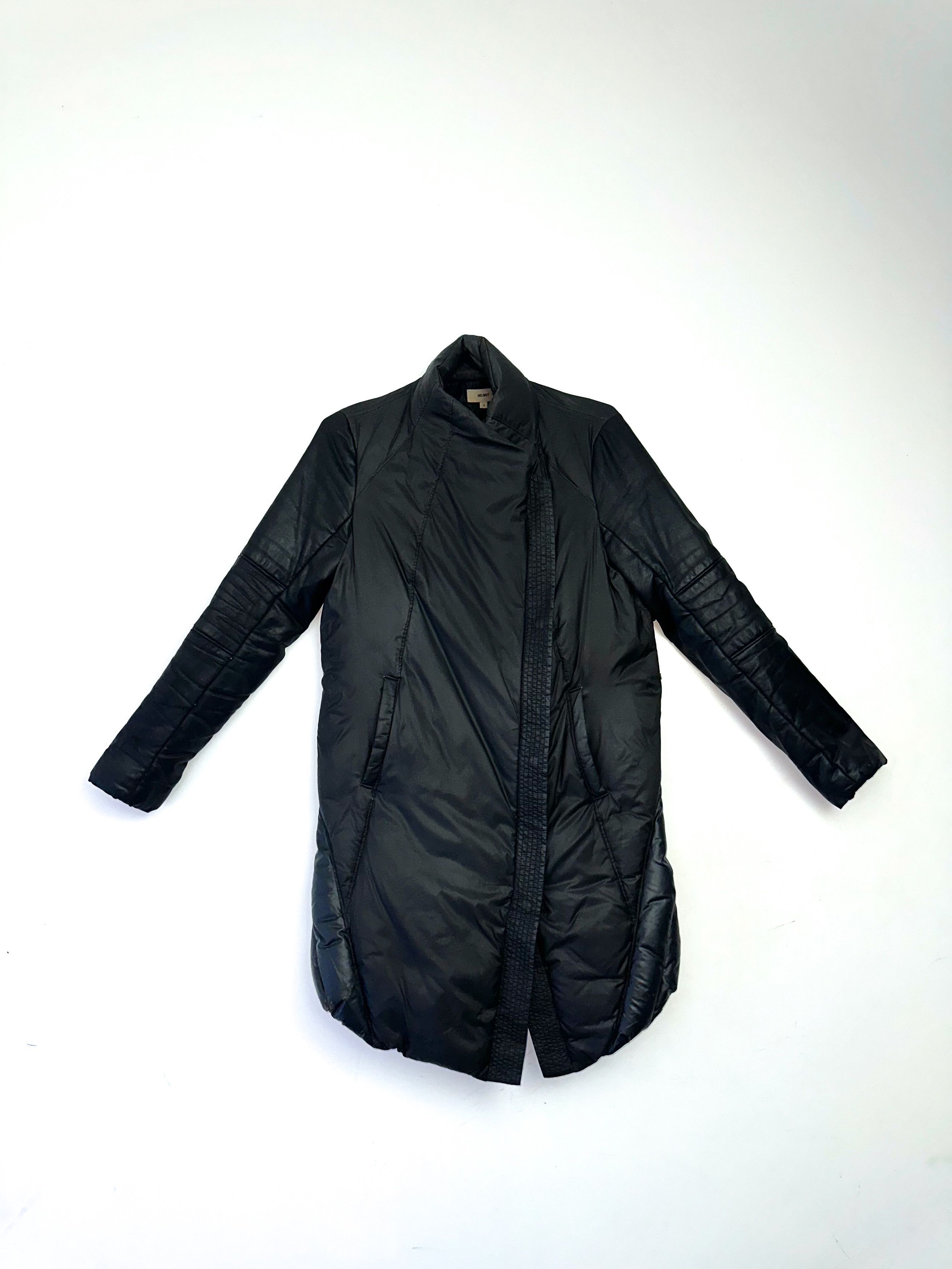 Helmut Lang VINTAGE HELMUT LANG BLACK PUFFER JACKET Size S / US 4 / IT 40 - 1 Thumbnail