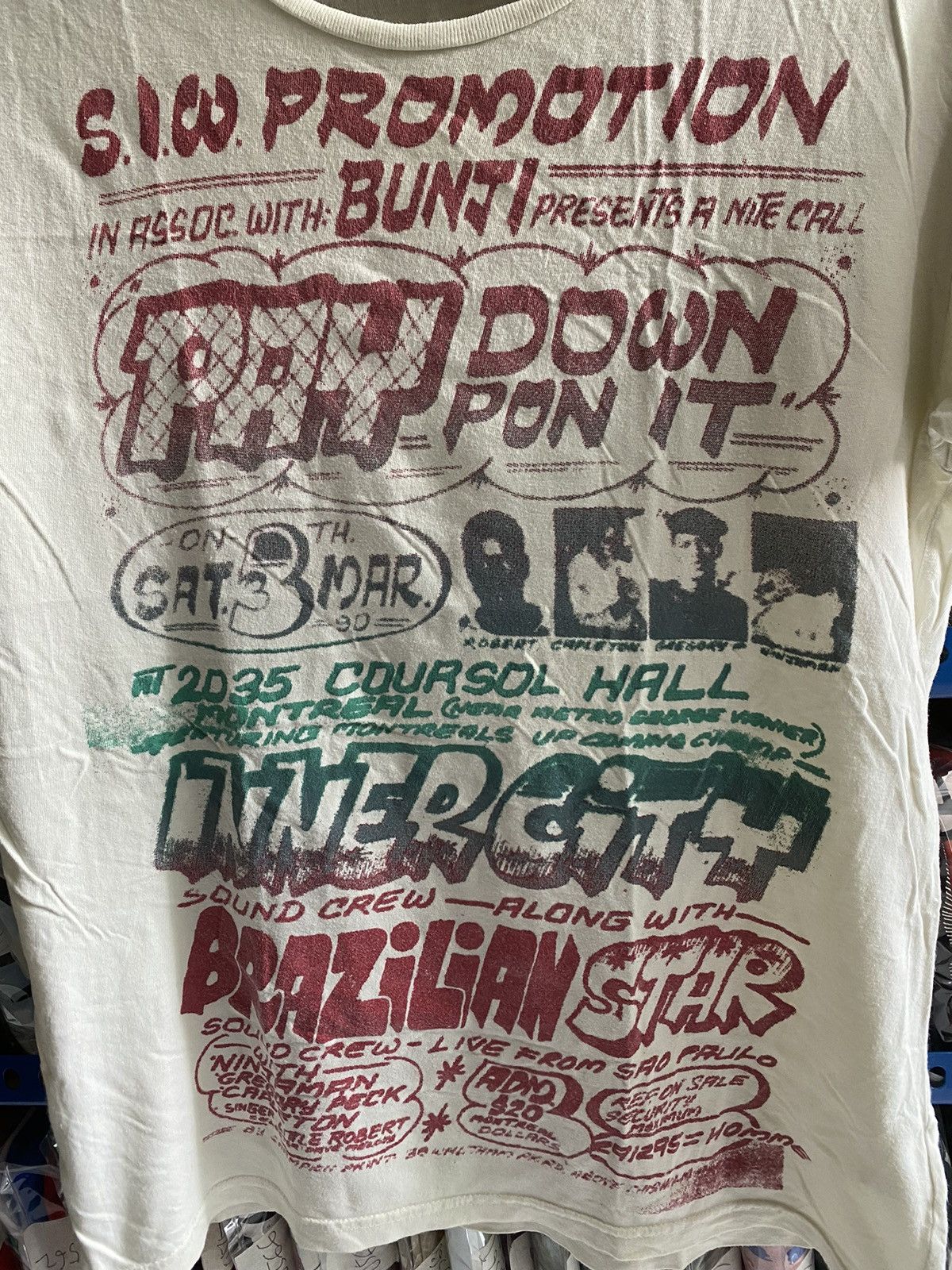 Japanese Brand 219295 DISTRICT TSHIRT Size US S / EU 44-46 / 1 - 2 Thumbnail