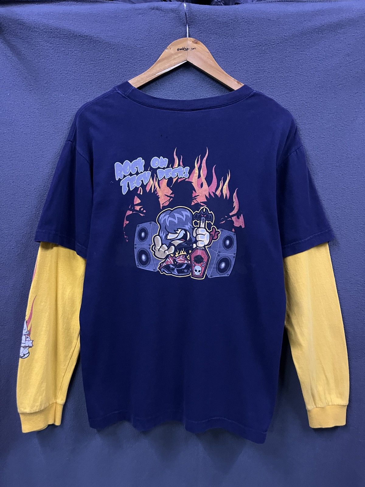 Vintage RARE ‼️ VINTAGE TECH DECK DOUBLE SLEEVE TSHIRT Size US M / EU 48-50 / 2 - 5 Thumbnail
