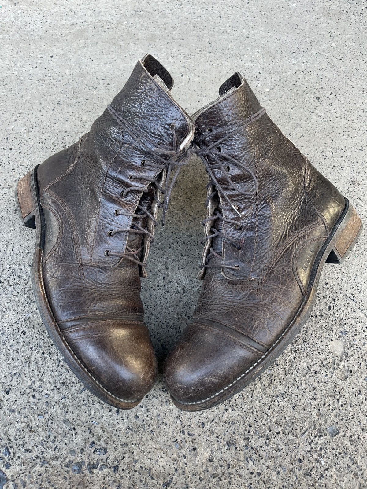 Aigle × Vintage Vintage Avant Garde Leather High Boots Size US 8 / EU 41 - 1 Thumbnail
