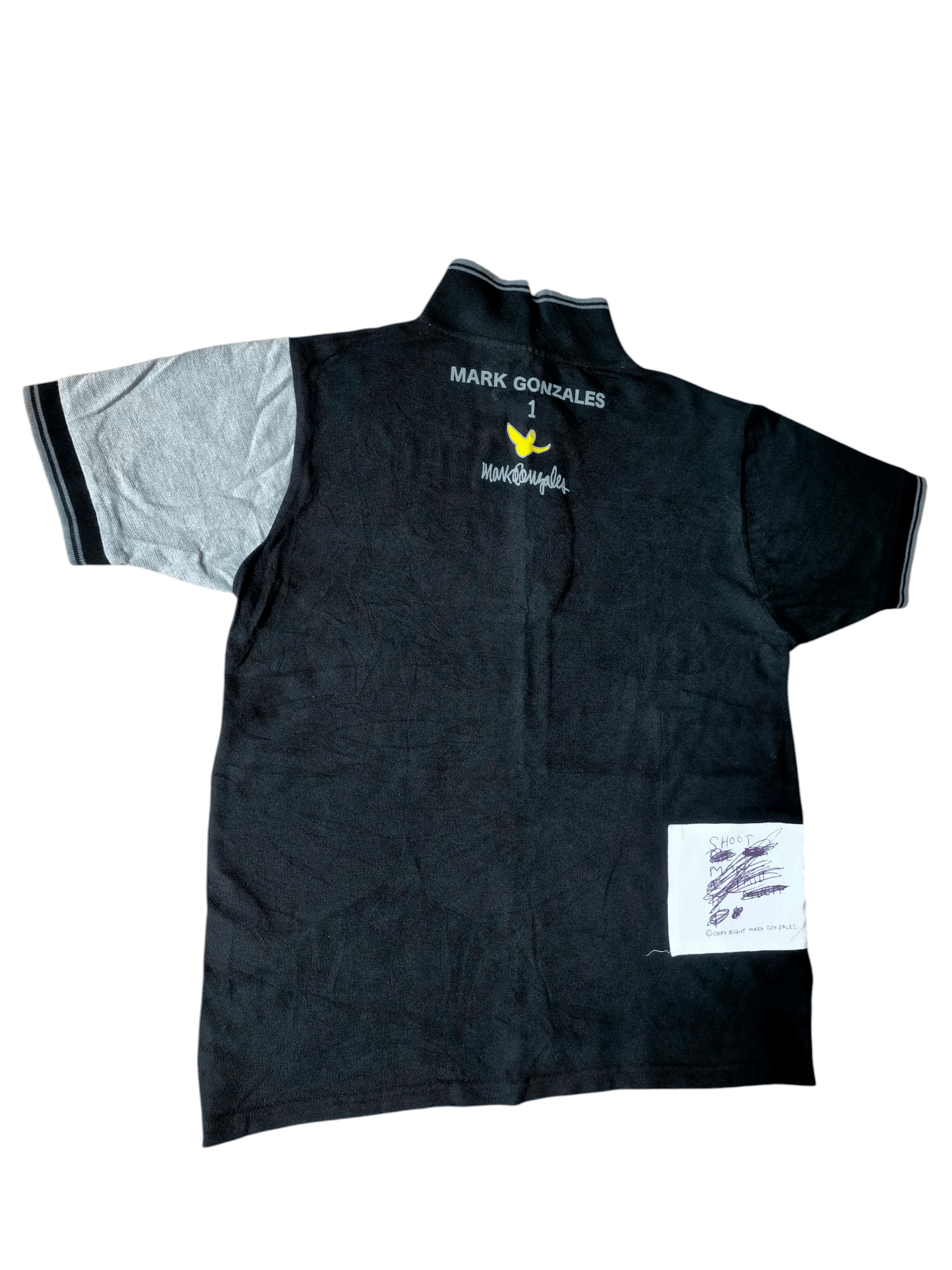 Hysteric Glamour Mark Gonzales Patchwork polo tee Size US L / EU 52-54 / 3 - 3 Thumbnail