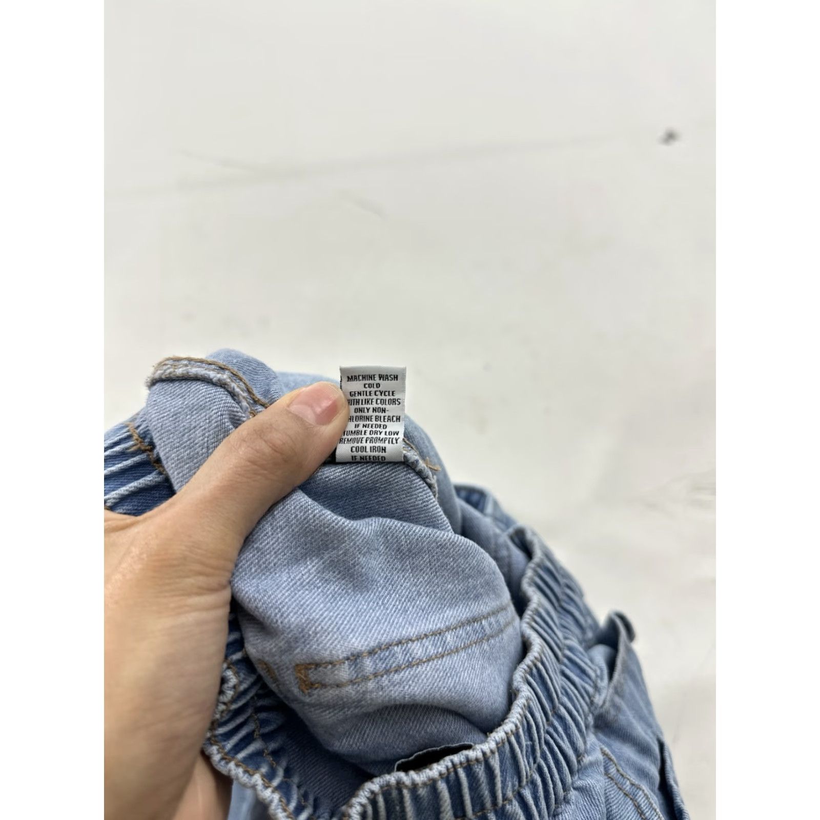 Rsq RSQ Jeans Women’s Jeans 90s Distressed Wide Leg Baggy Cargo Blue 27 Inseam 31 Denim Cotton Button Closure Size 27" / US 4 / IT 40 - 6 Thumbnail