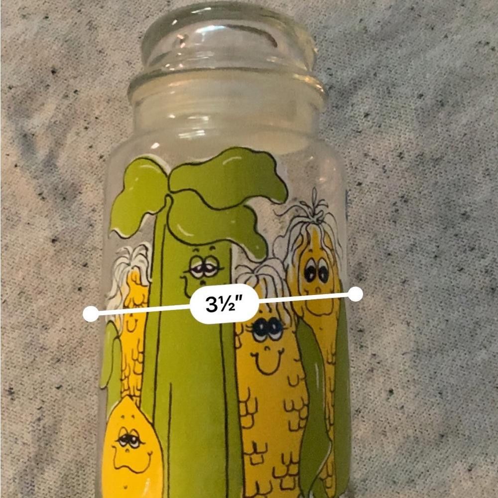 Designer Vintage Hildi Nancy Canister Jar Glass Celery Corn Size ONE SIZE - 5 Thumbnail
