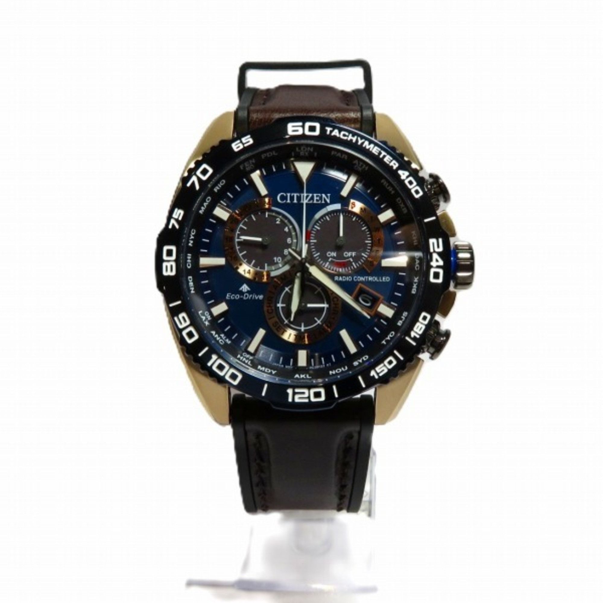 image of Citizen Promaster Cb5039-11L Radio Solar Watch Men's in Blue