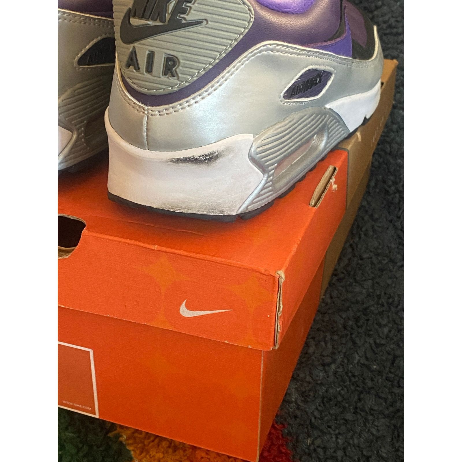 Nike Air Max 90 Premium Varsity Purple m8.5 w 10 Size US 8.5 / EU 41-42 - 10 Thumbnail
