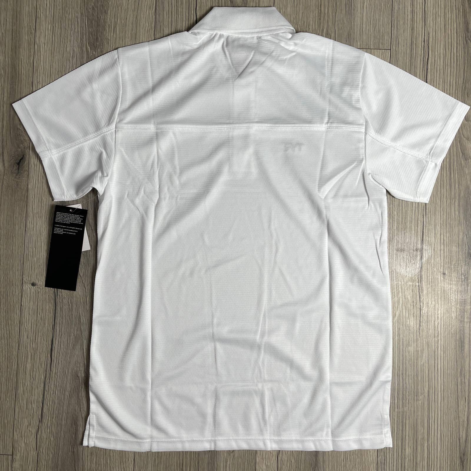 Other TYR Apparel Tech Polo Shirt - White Textured Size Small $44 Size US S / EU 44-46 / 1 - 2 Thumbnail