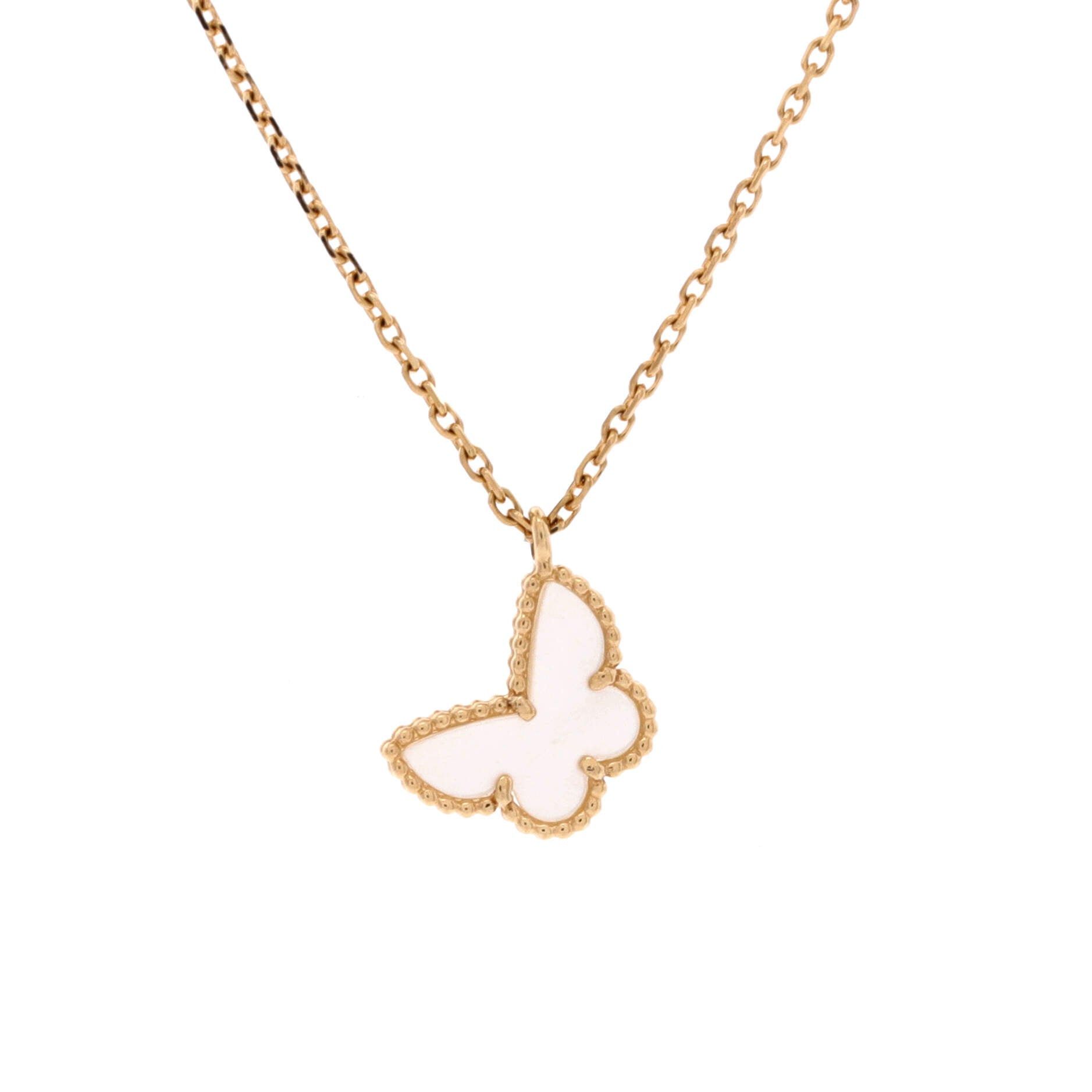 Van Cleef & Arpels Sweet Alhambra Butterfly Pendant Necklace Size ONE SIZE - 1 Thumbnail