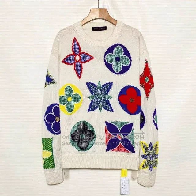 Louis Vuitton Floral Crew Neck Sweater