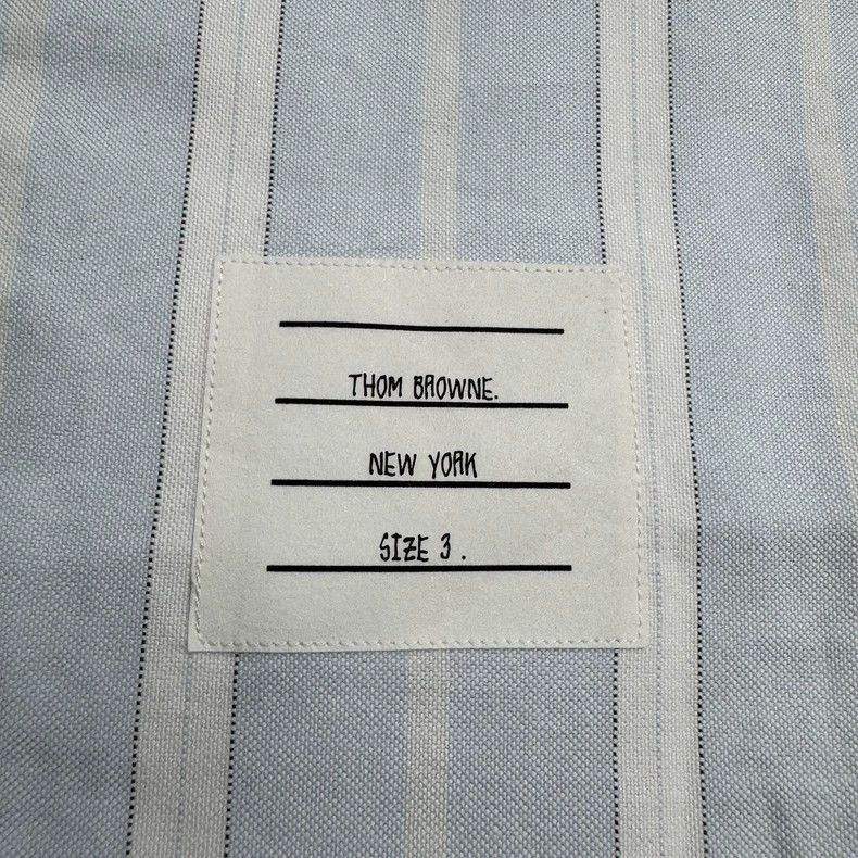 Thom Browne Thom Browne size3 Lily striped shirt Size US L / EU 52-54 / 3 - 3 Thumbnail