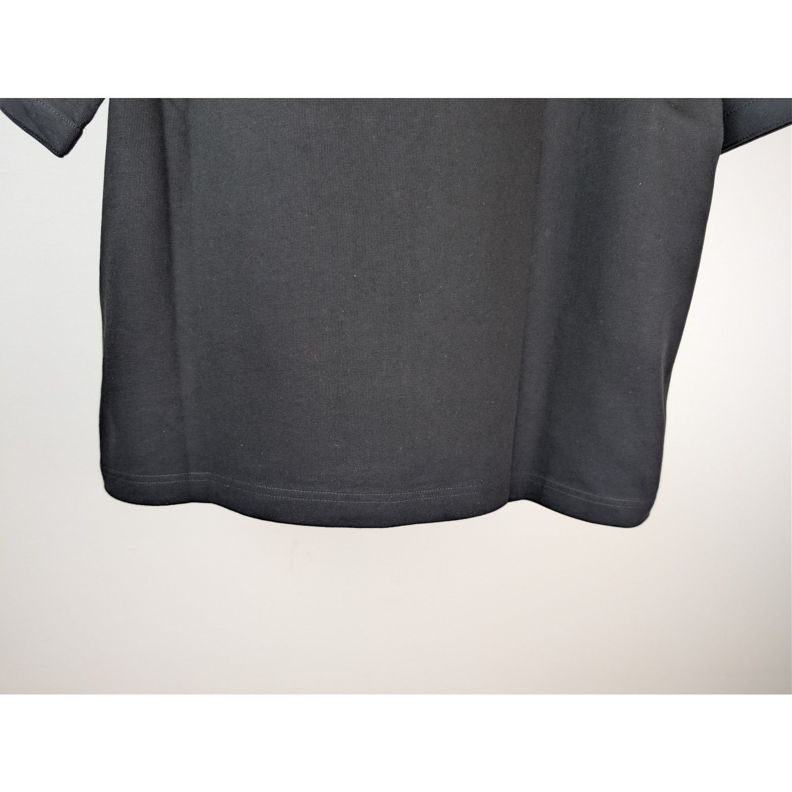 Bottega Veneta o1rshd1 Square Neck Heavy Jersey T-Shirt in Black Size US M / EU 48-50 / 2 - 13 Thumbnail