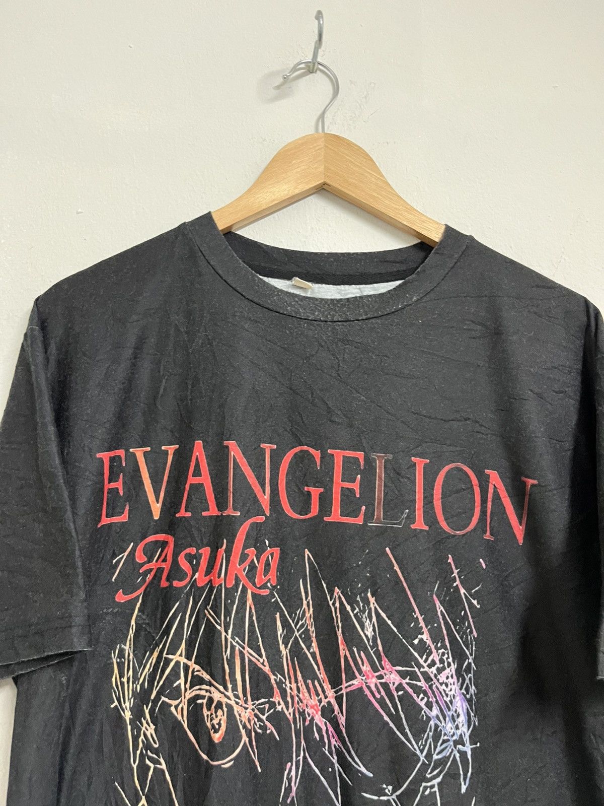 Anime Evangelion Asuka One Last Kiss Overprinted Tee Size US XL / EU 56 / 4 - 3 Thumbnail