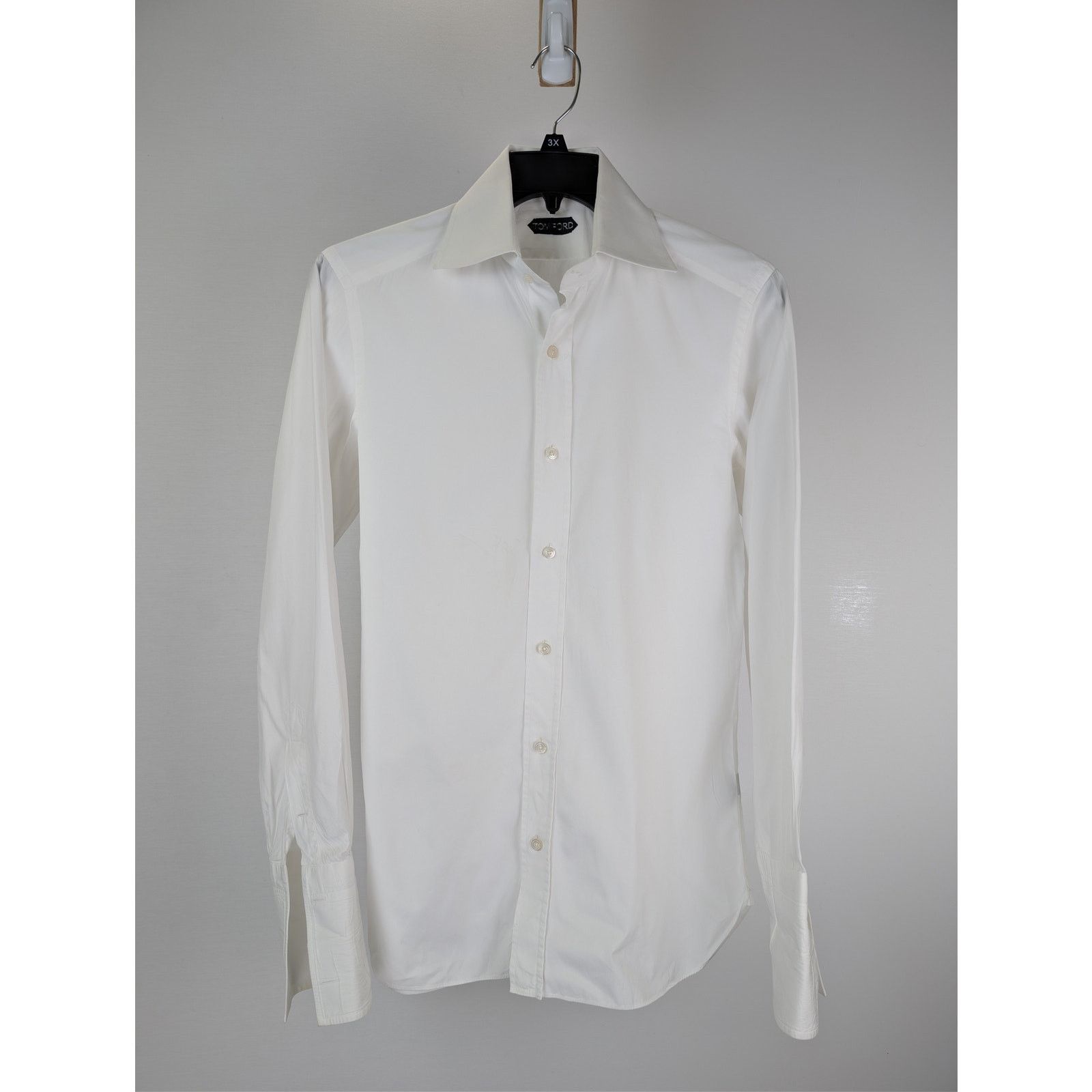 Tom Ford o1rshd1 CC20 Button up Shirt in White Size US S / EU 44-46 / 1 - 2 Thumbnail