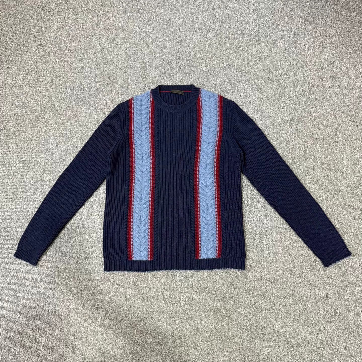 Prada Prada color blocked knit sweater IT 50 99 New Size XL / US 12-14 / IT 48-50 - 1 Thumbnail
