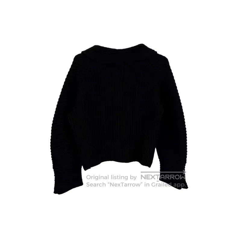 Chanel Chanel Black classic logo navel cashmere sweater Size XS / US 0-2 / IT 36-38 - 2 Thumbnail