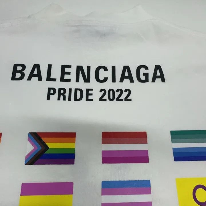 Balenciaga Balenciaga Balenciaga Pride 2022 Graphic Short Sleeve TShi Size US S / EU 44-46 / 1 - 9 Thumbnail